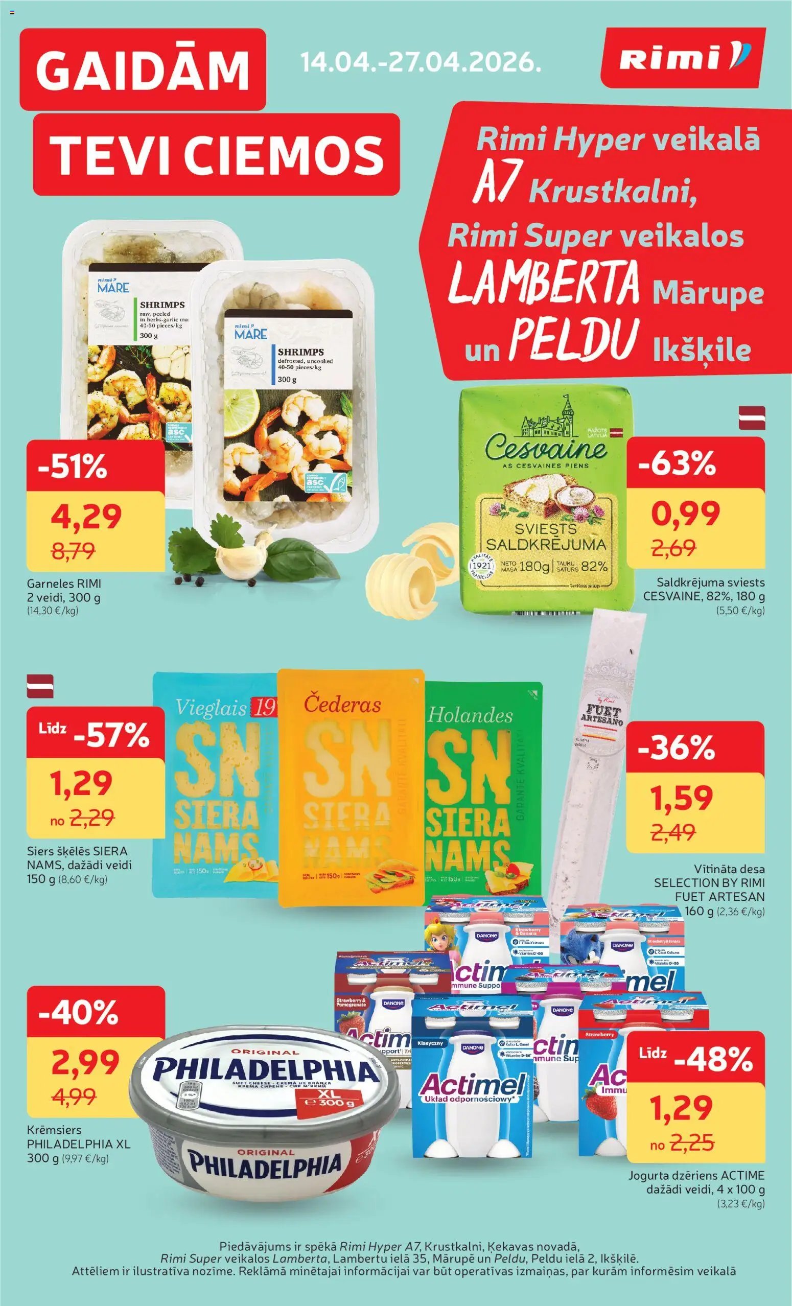 Rimi - A7 Labertu Peldu specakcija