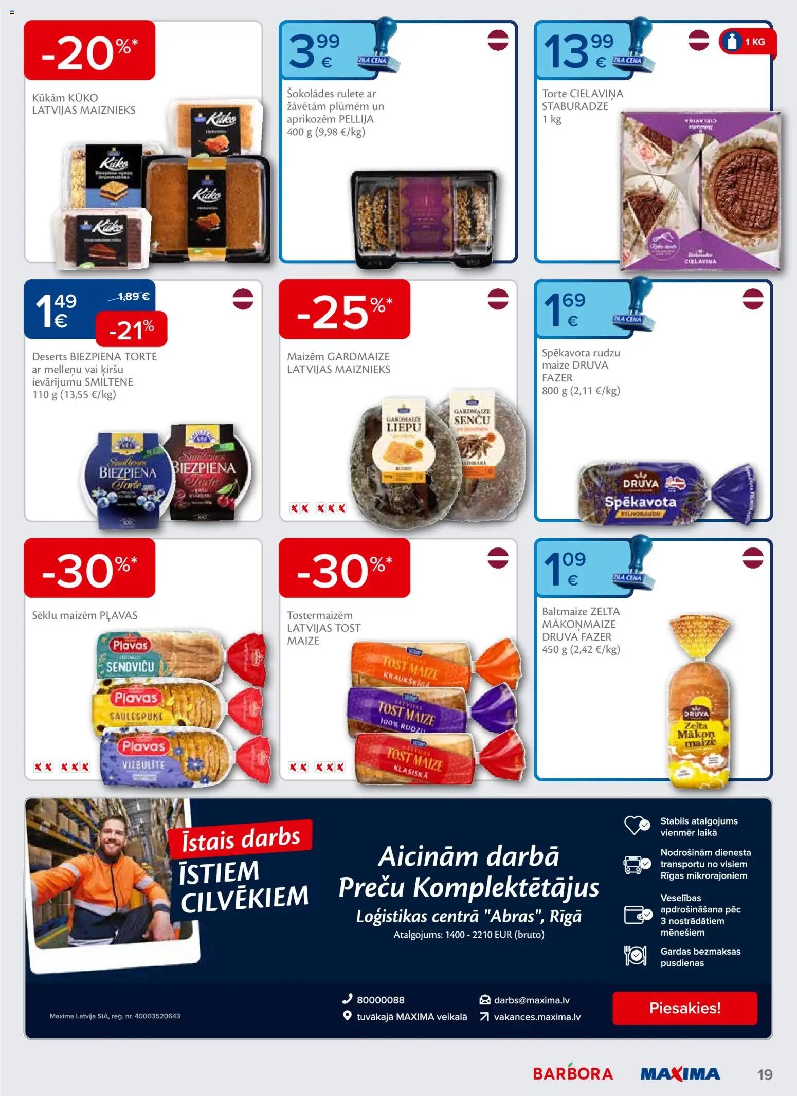 Maxima Akciju buklets