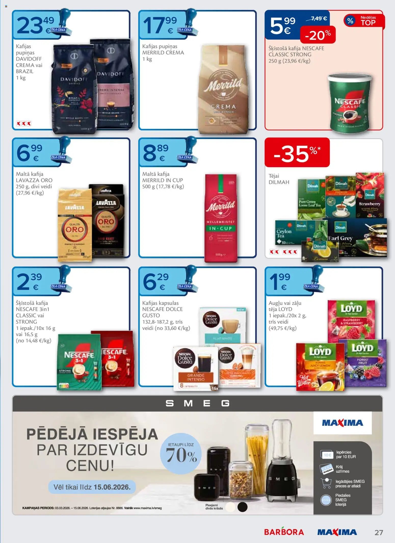 Maxima Akciju buklets