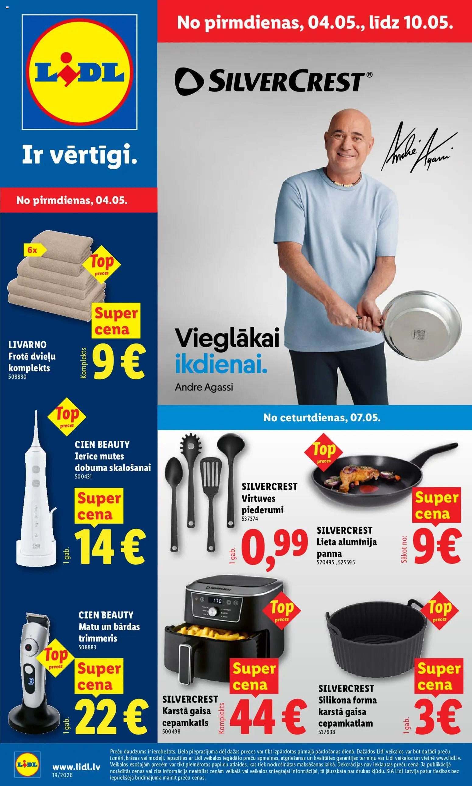 Lidl Nepārtikas preču piedāvājums