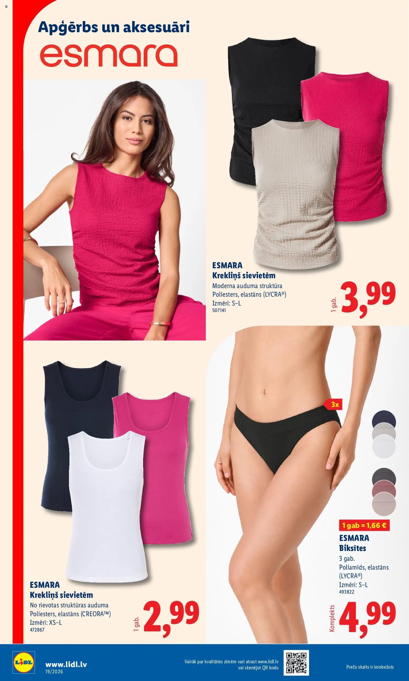 Lidl Nepārtikas preču piedāvājums