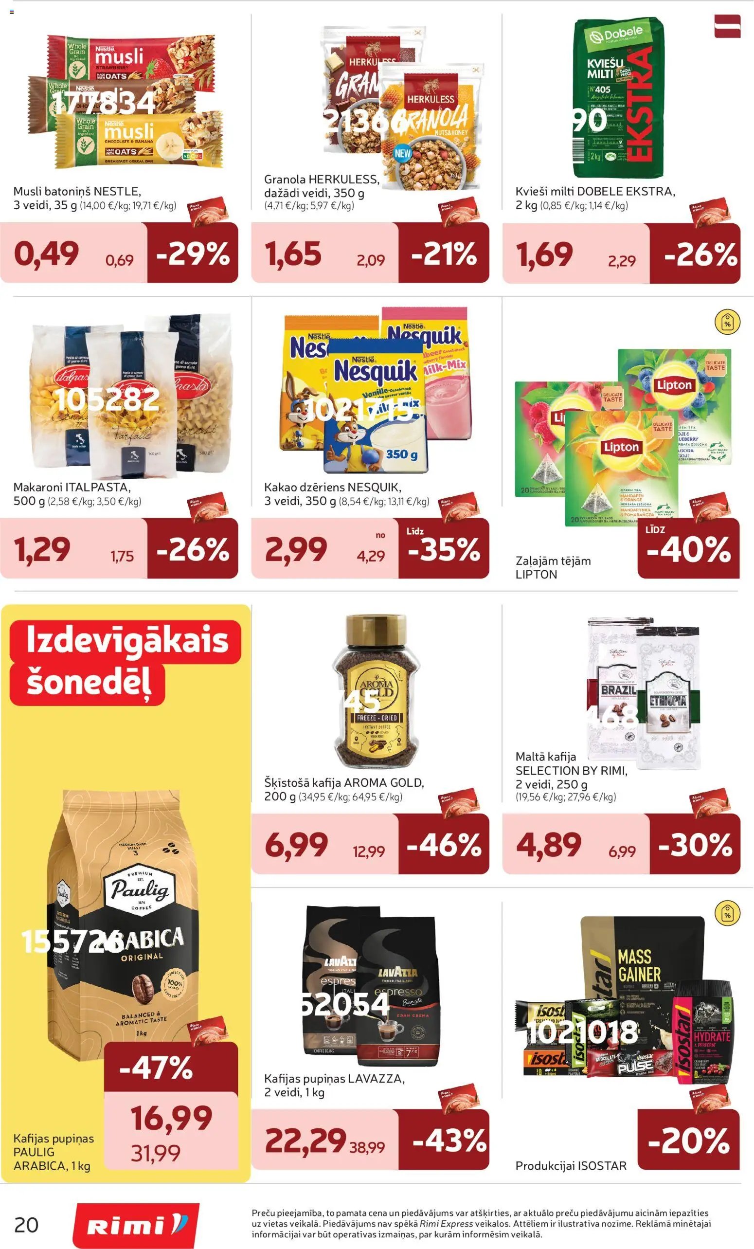 Rimi Akciju buklets