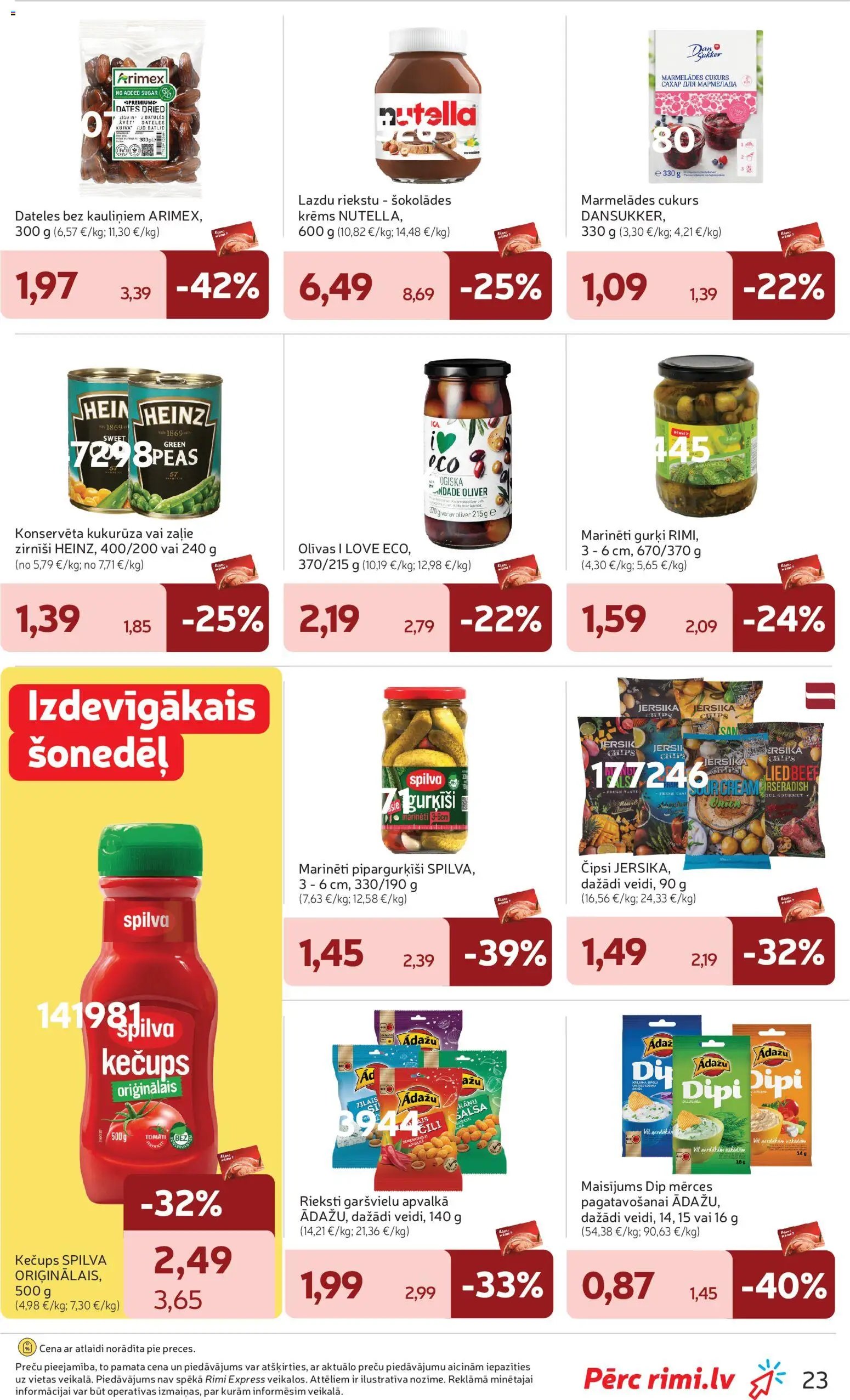 Rimi Akciju buklets