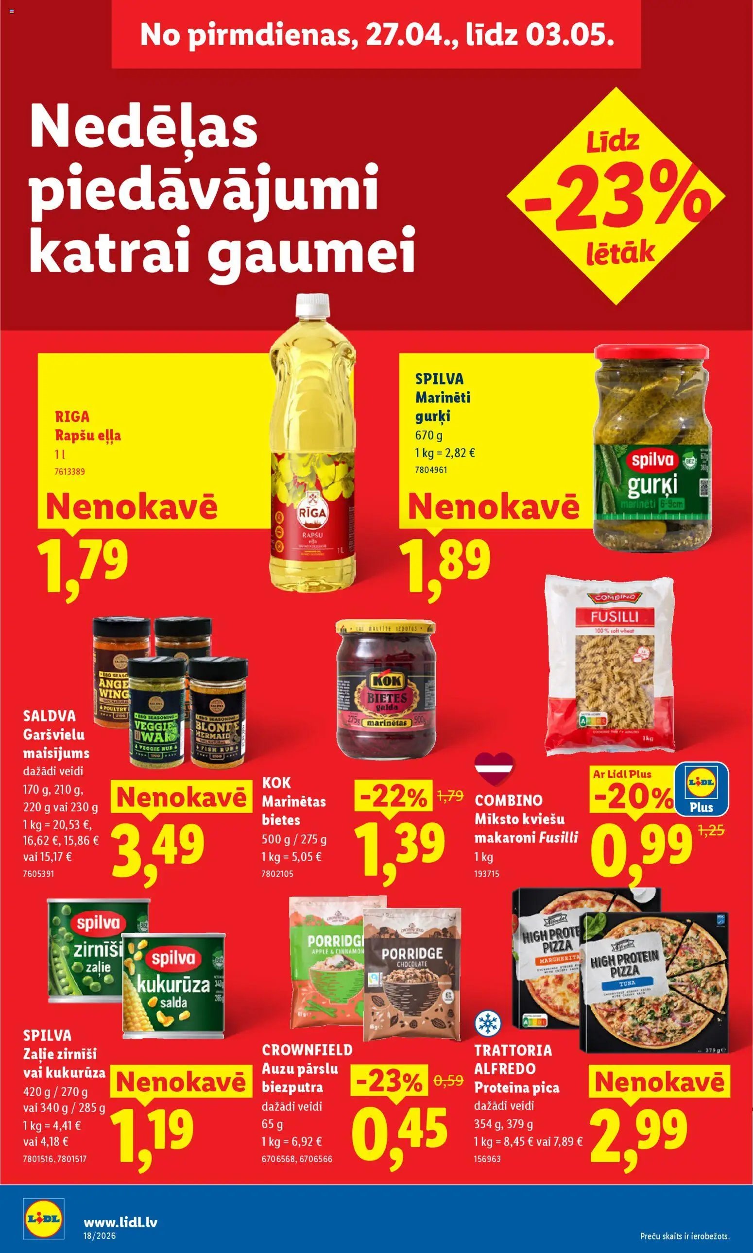 Lidl Akciju buklets