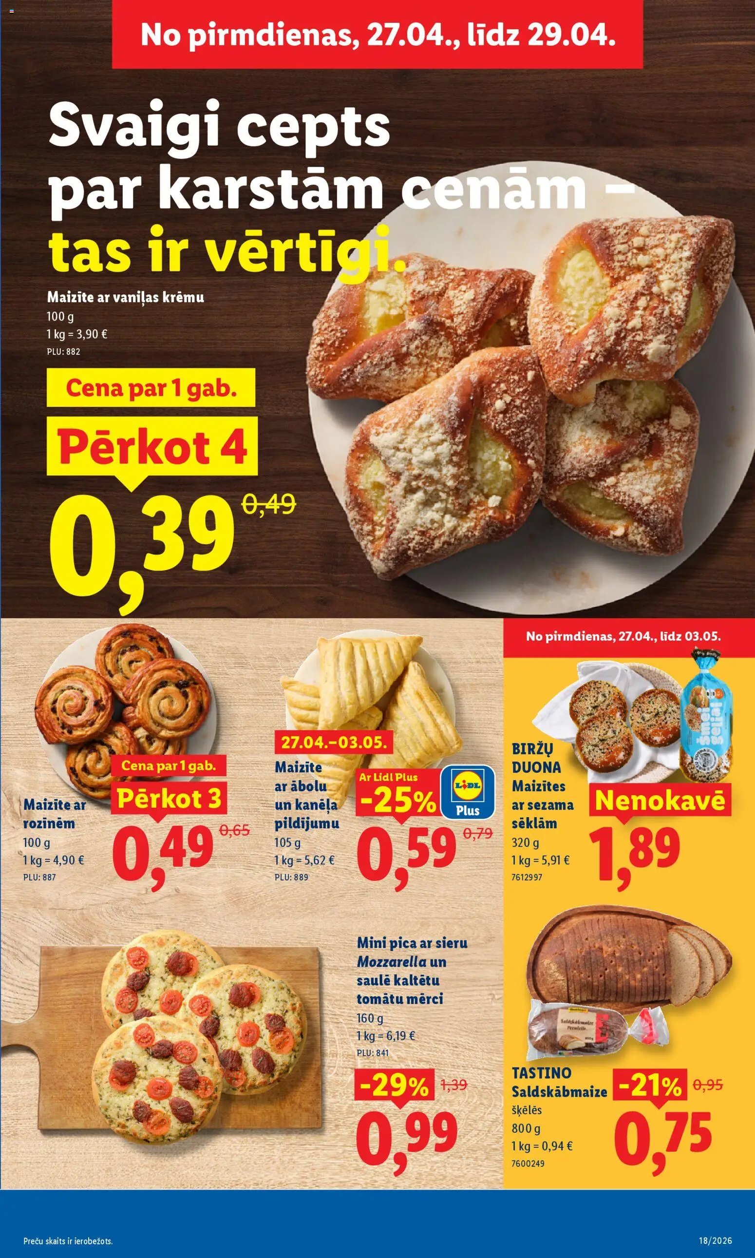 Lidl Akciju buklets
