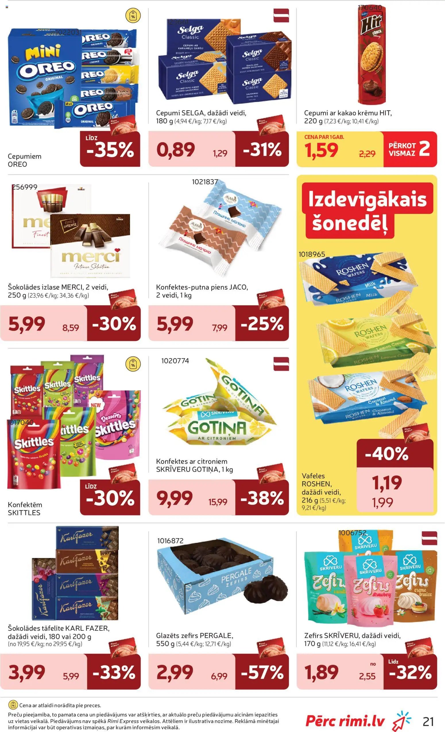 Rimi Akciju buklets