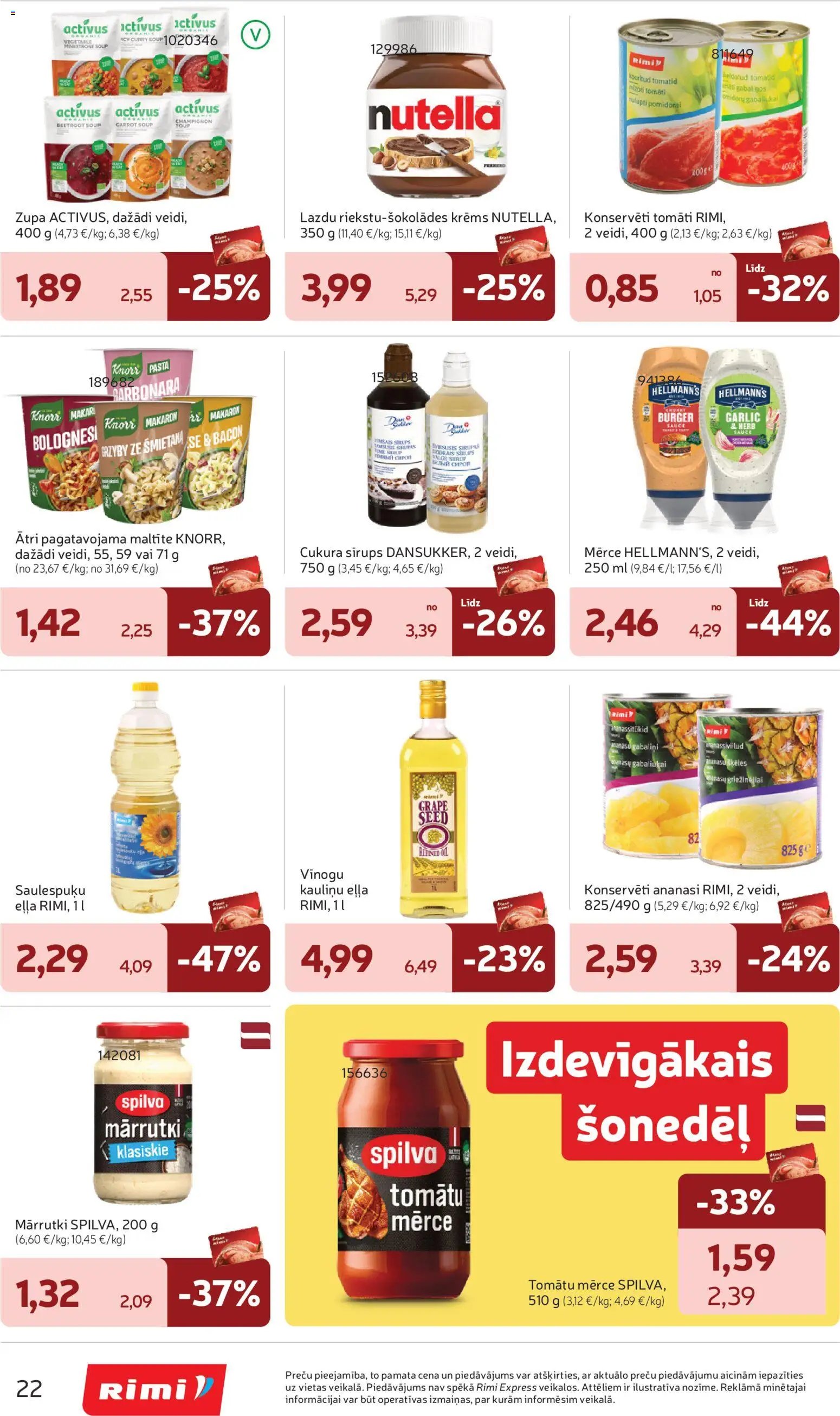 Rimi Akciju buklets