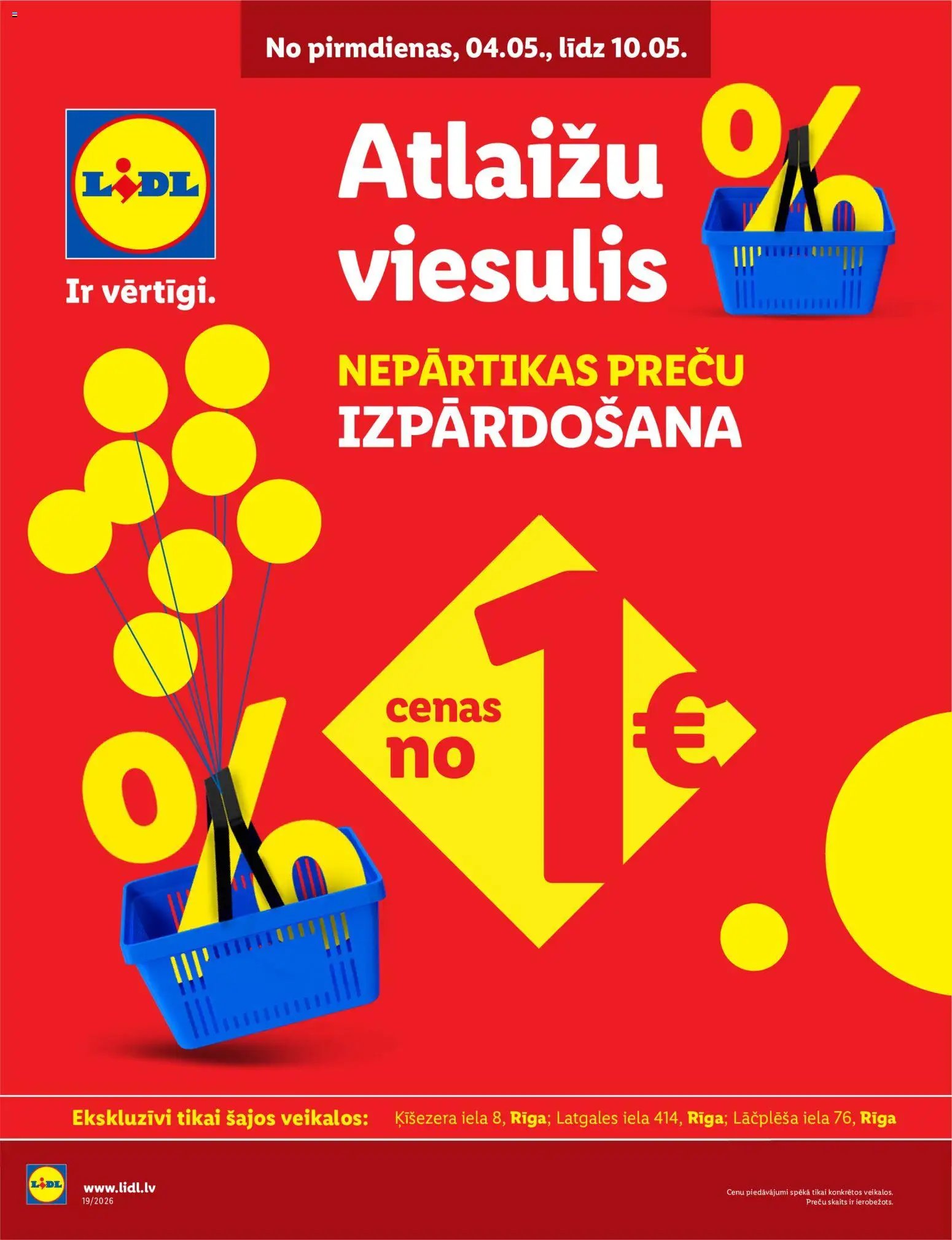 Lidl - Atlaižu viesulis no 04.05