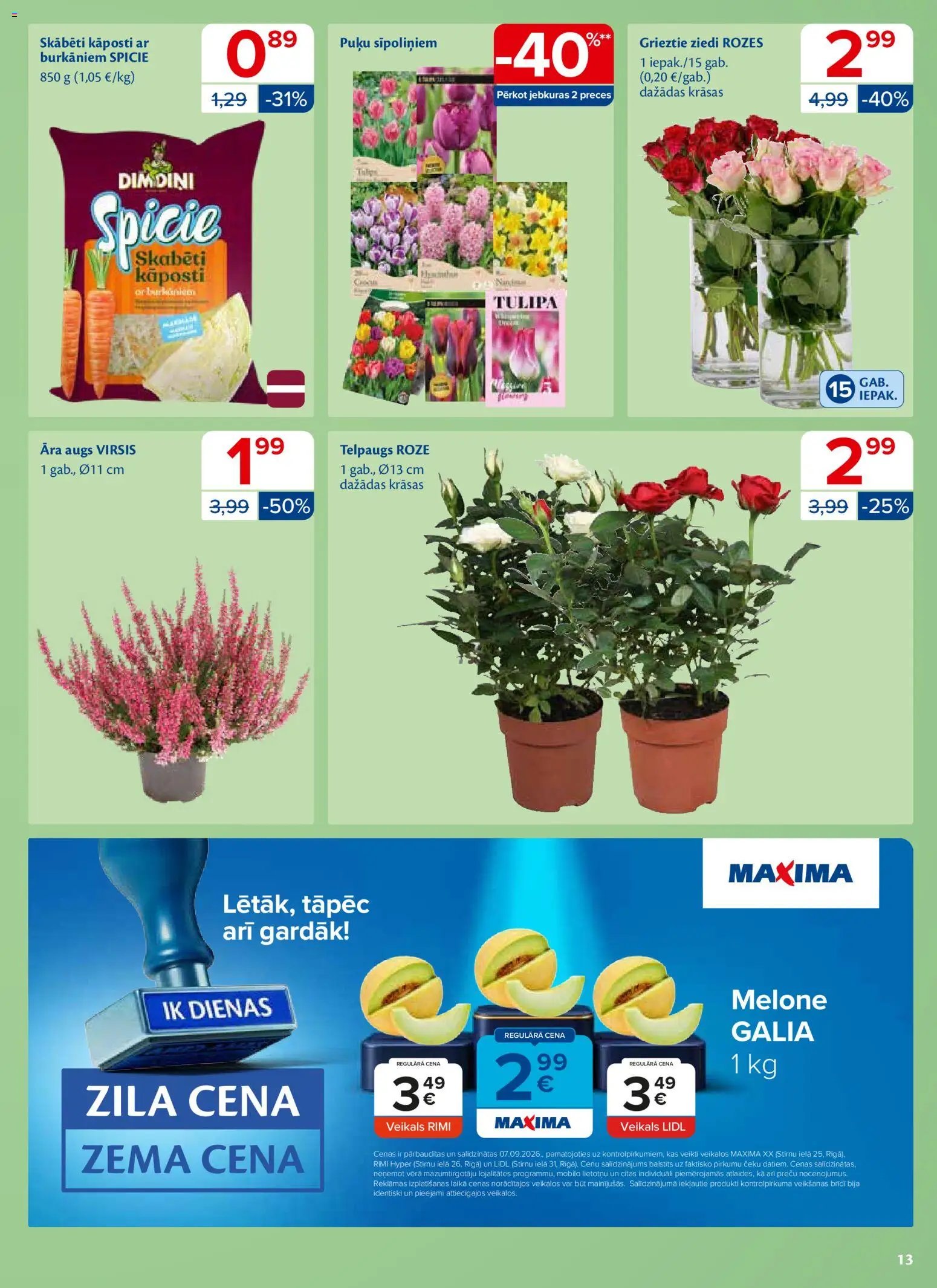 Maxima Akciju buklets