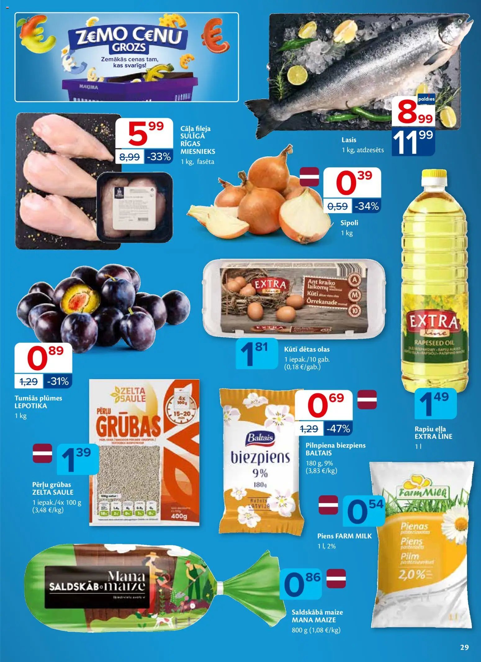 Maxima Akciju buklets