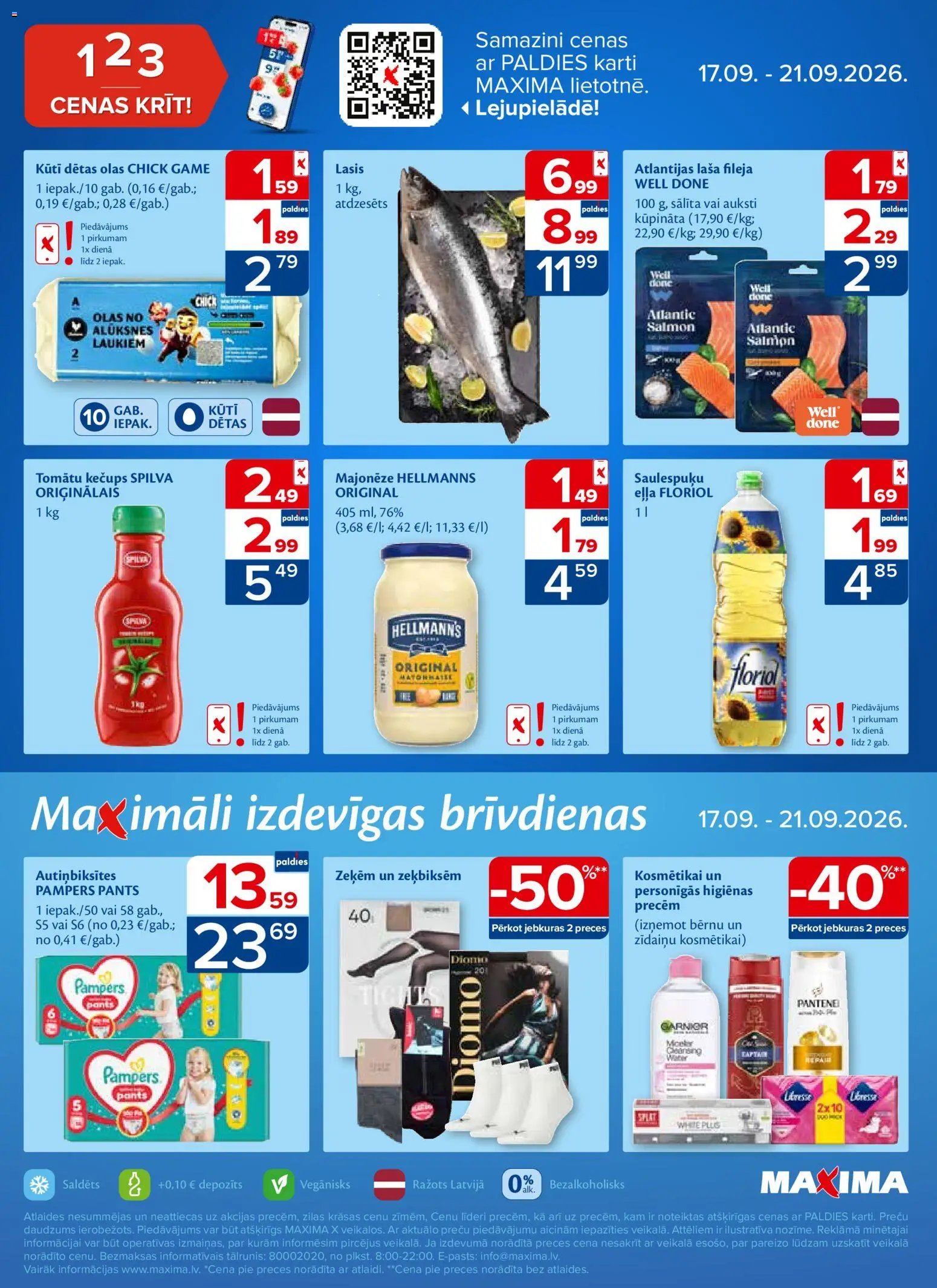 Maxima Akciju buklets