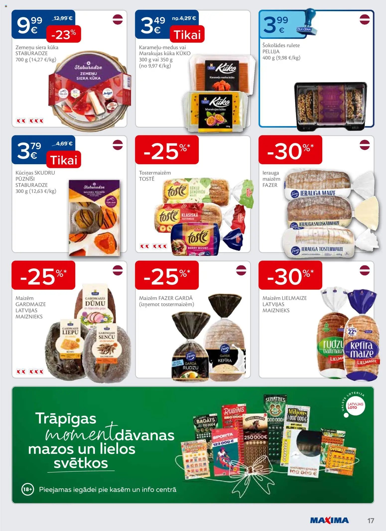 Maxima Akciju buklets