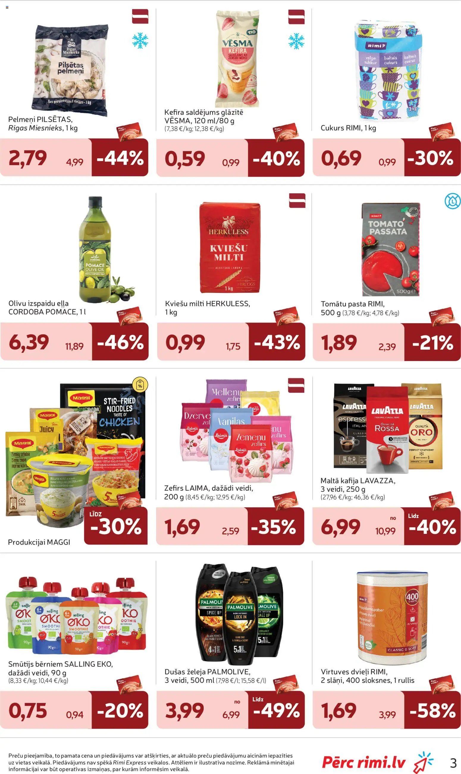 Rimi Mini Rimi akciju buklets