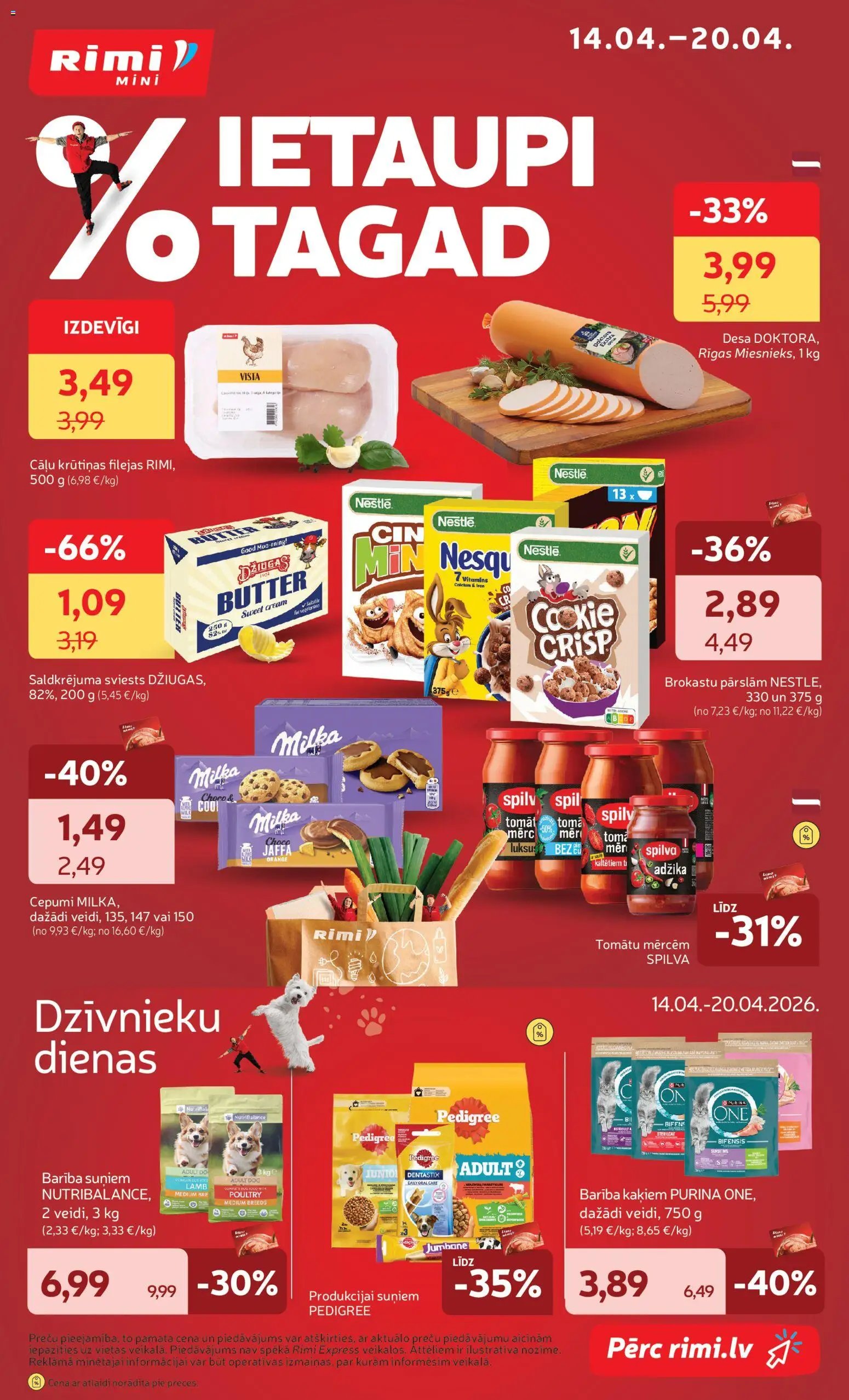 Rimi Mini Rimi akciju buklets