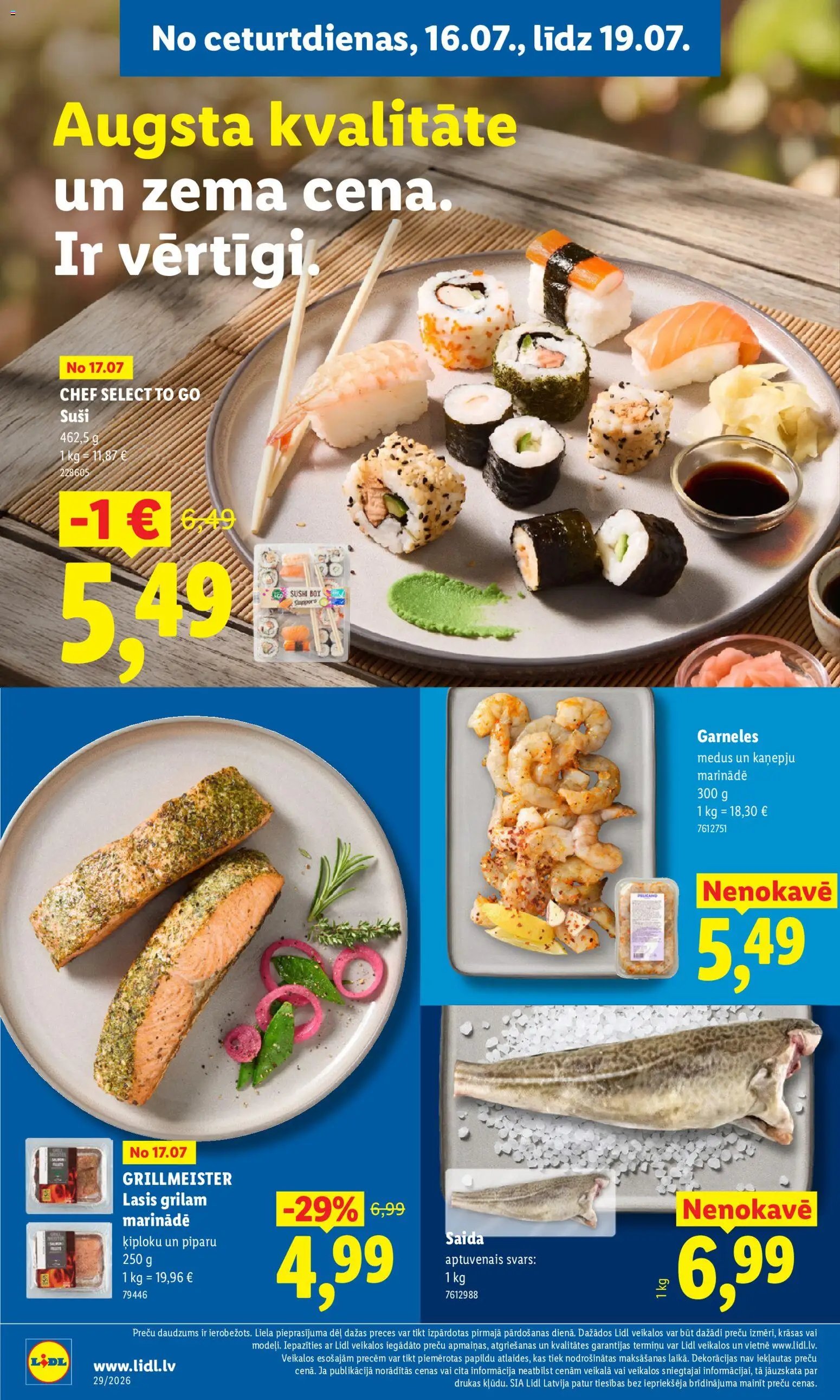Lidl Akciju buklets