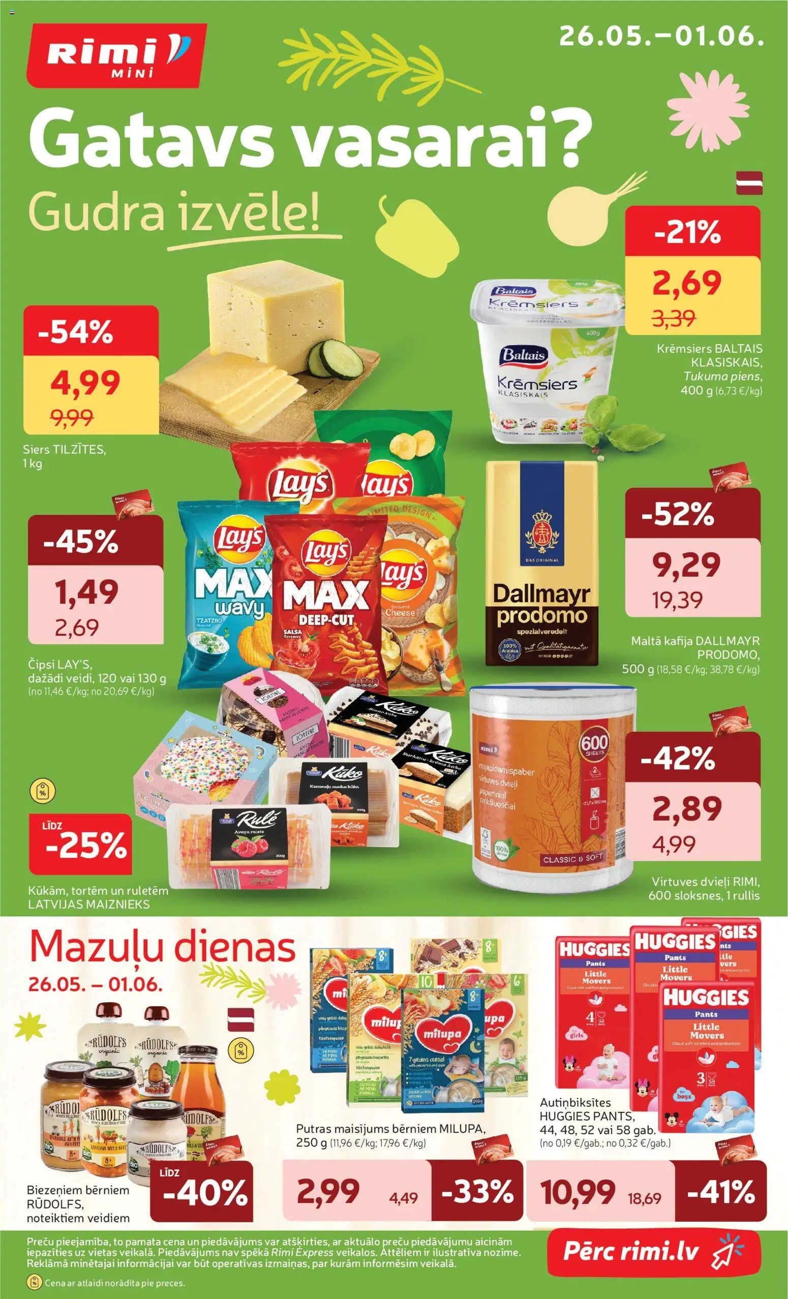 Rimi Mini Rimi akciju buklets