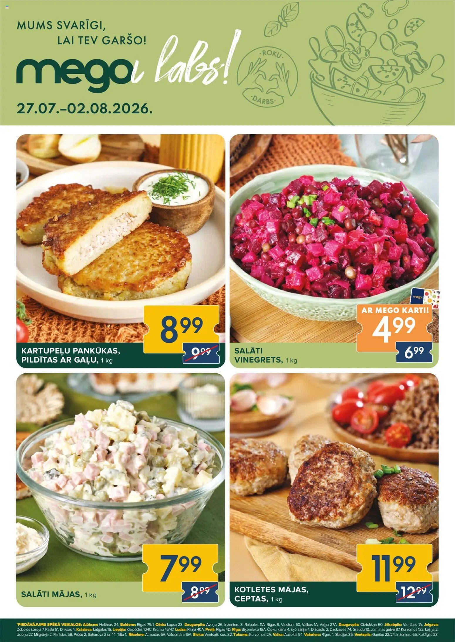 Mego Akciju buklets