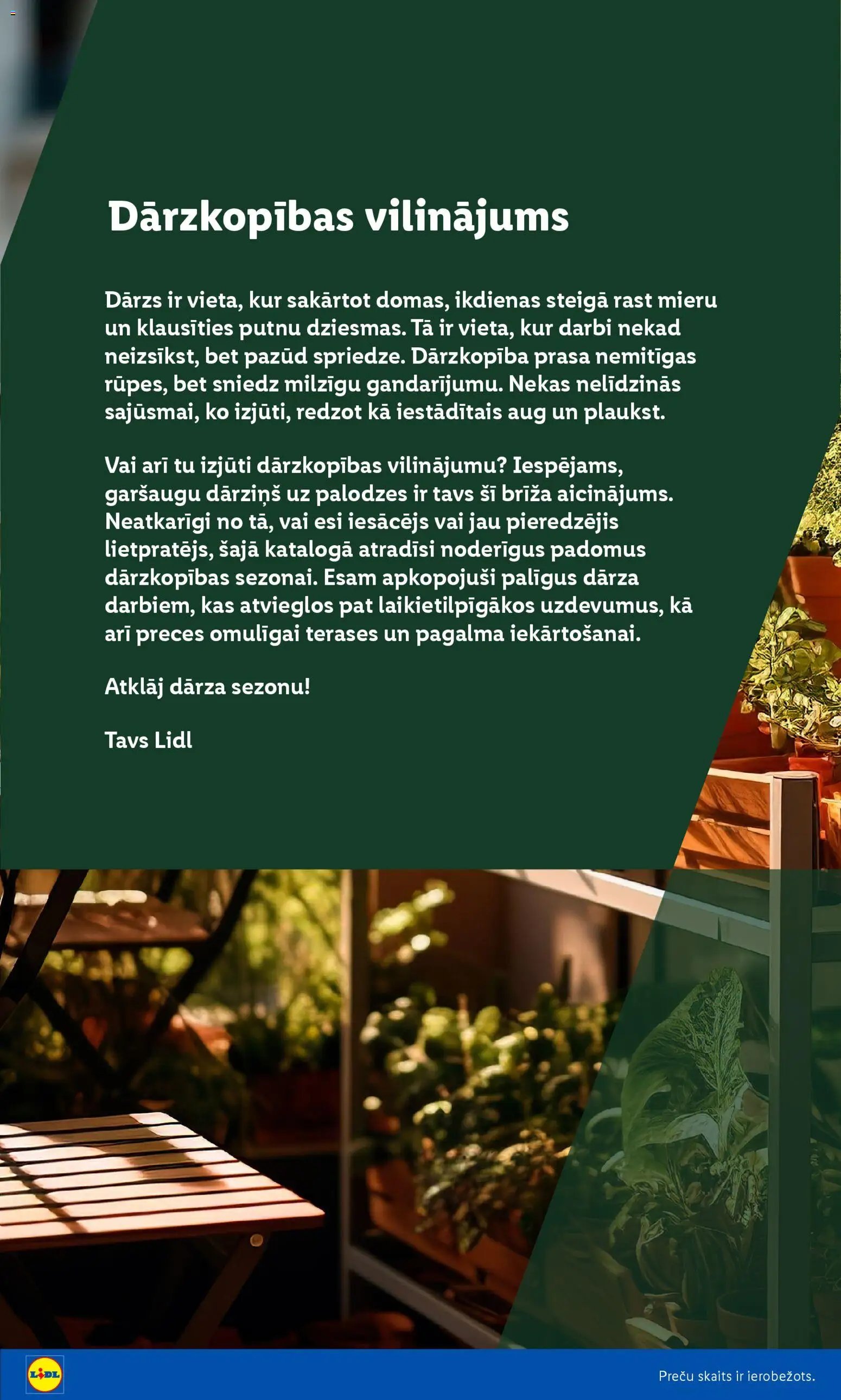 Lidl - Lai dārzs zaļo