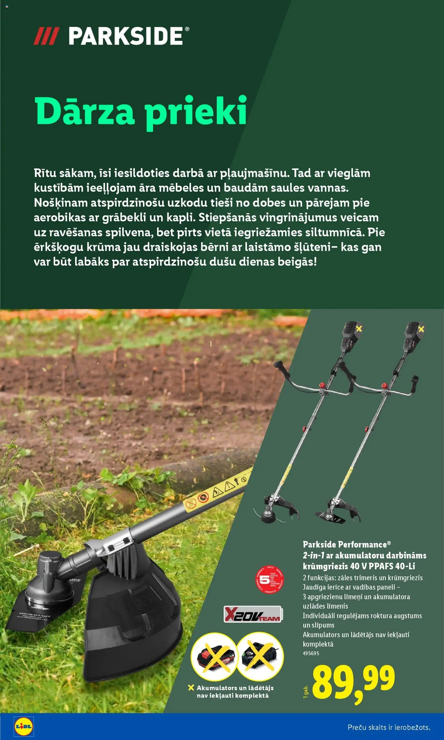 Lidl - Lai dārzs zaļo