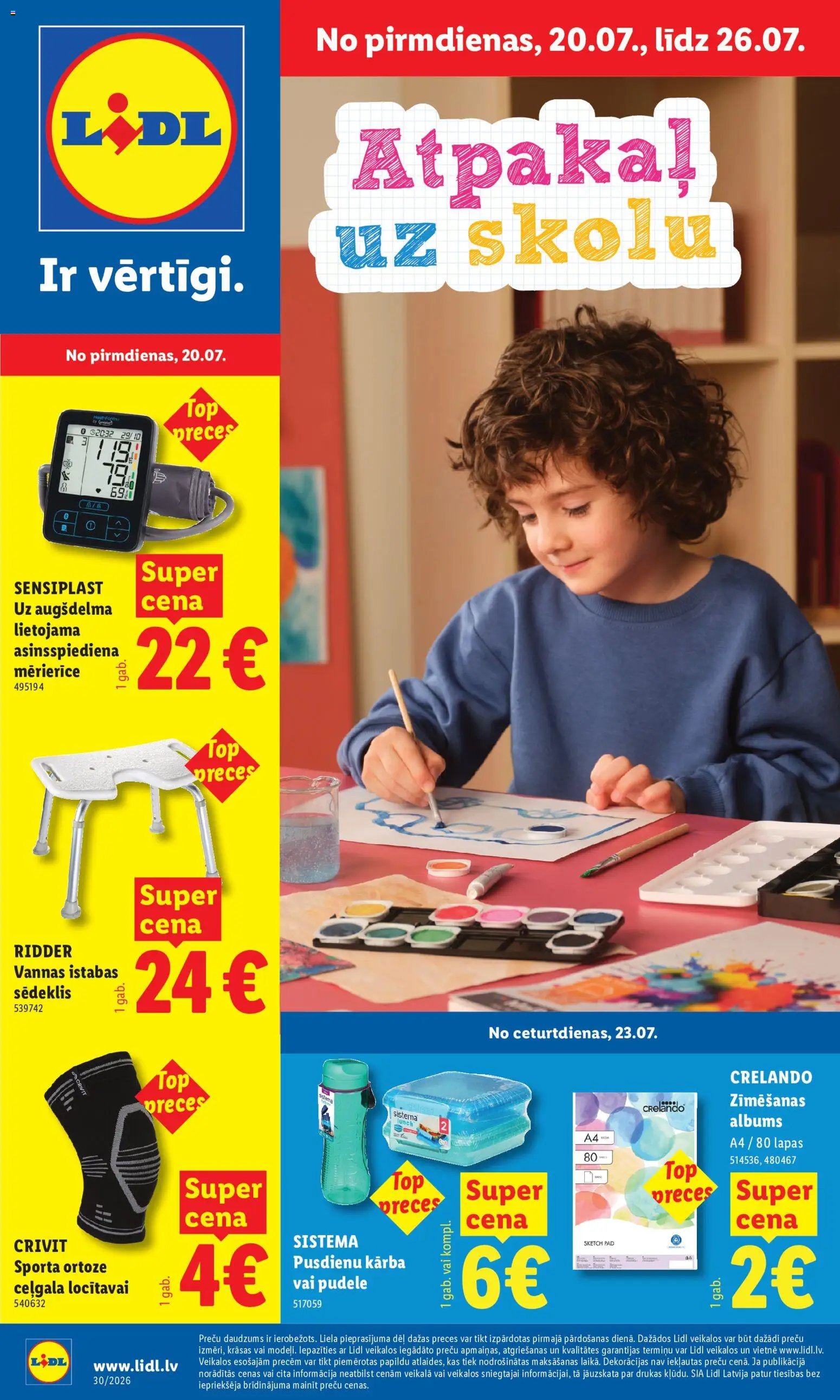 Lidl Nepārtikas preču piedāvājums