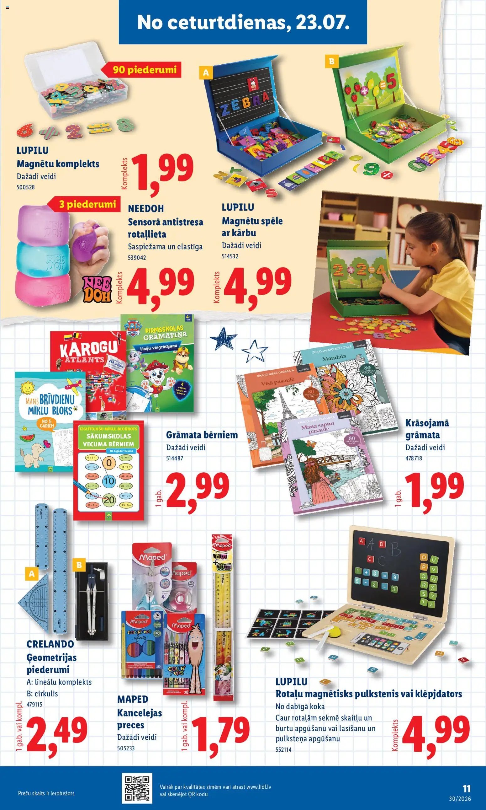 Lidl Nepārtikas preču piedāvājums