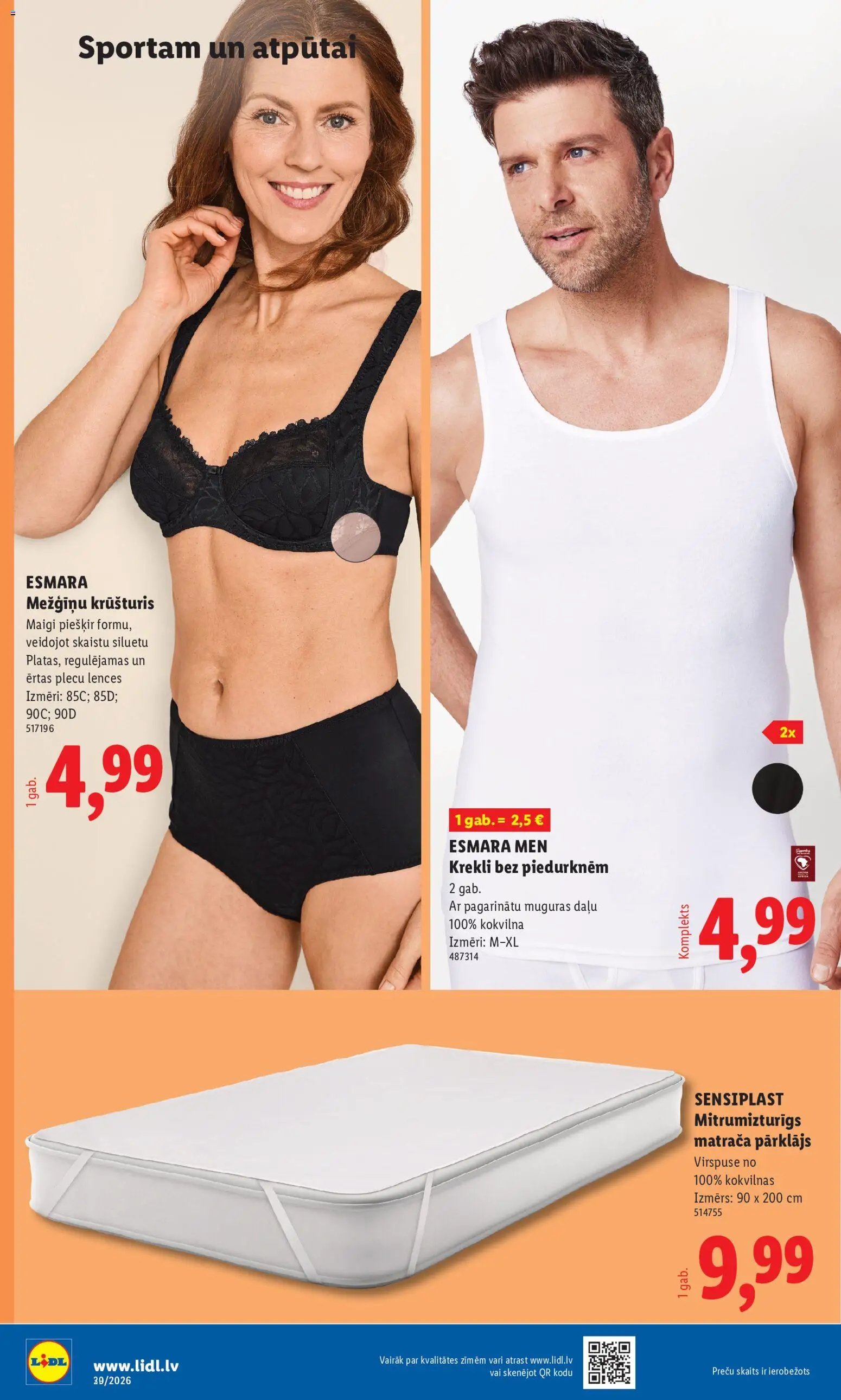 Lidl Nepārtikas preču piedāvājums