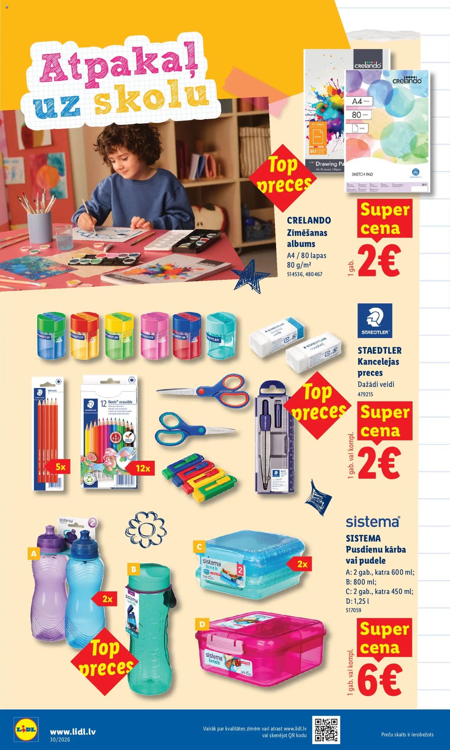 Lidl Nepārtikas preču piedāvājums