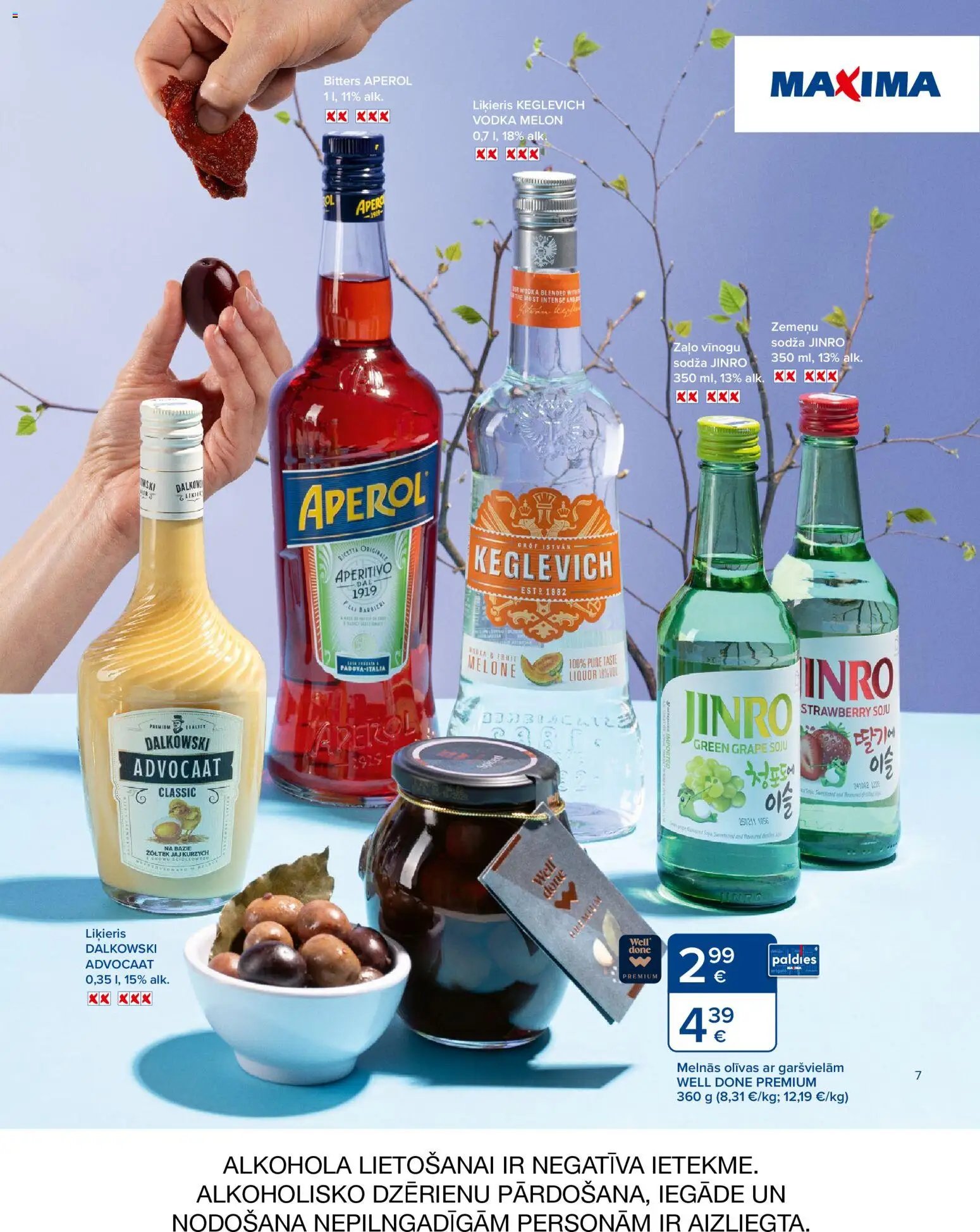 Maxima - Lieldienu dzērienu katalogs