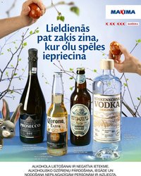 Maxima - Lieldienu dzērienu katalogs