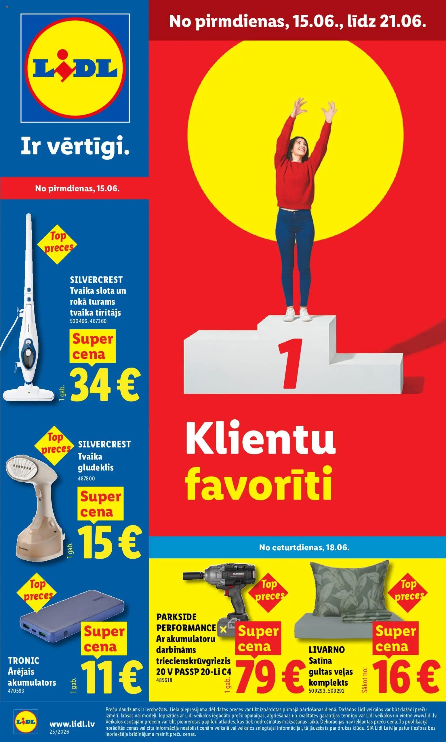 Lidl Nepārtikas preču piedāvājums
