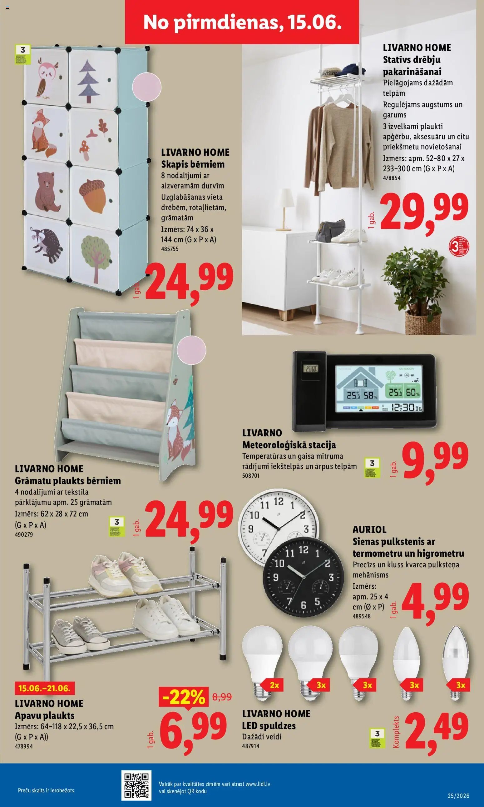 Lidl Nepārtikas preču piedāvājums