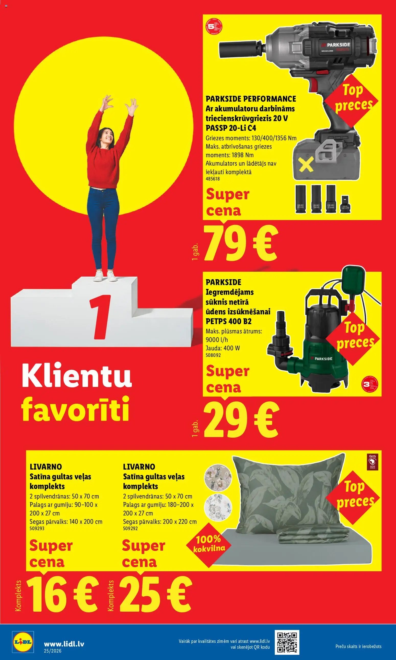 Lidl Nepārtikas preču piedāvājums