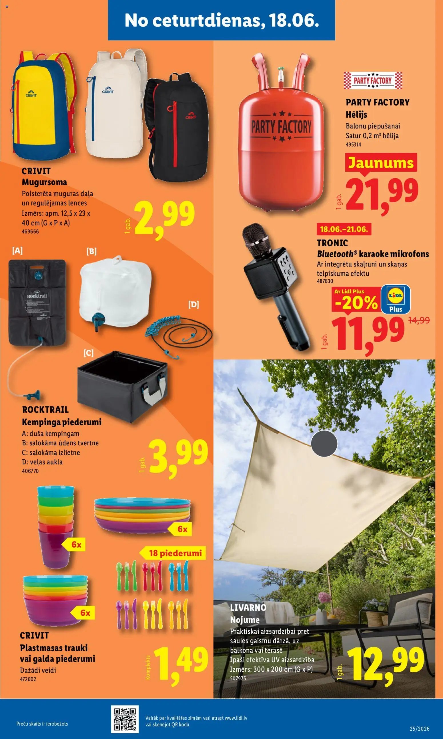 Lidl Nepārtikas preču piedāvājums