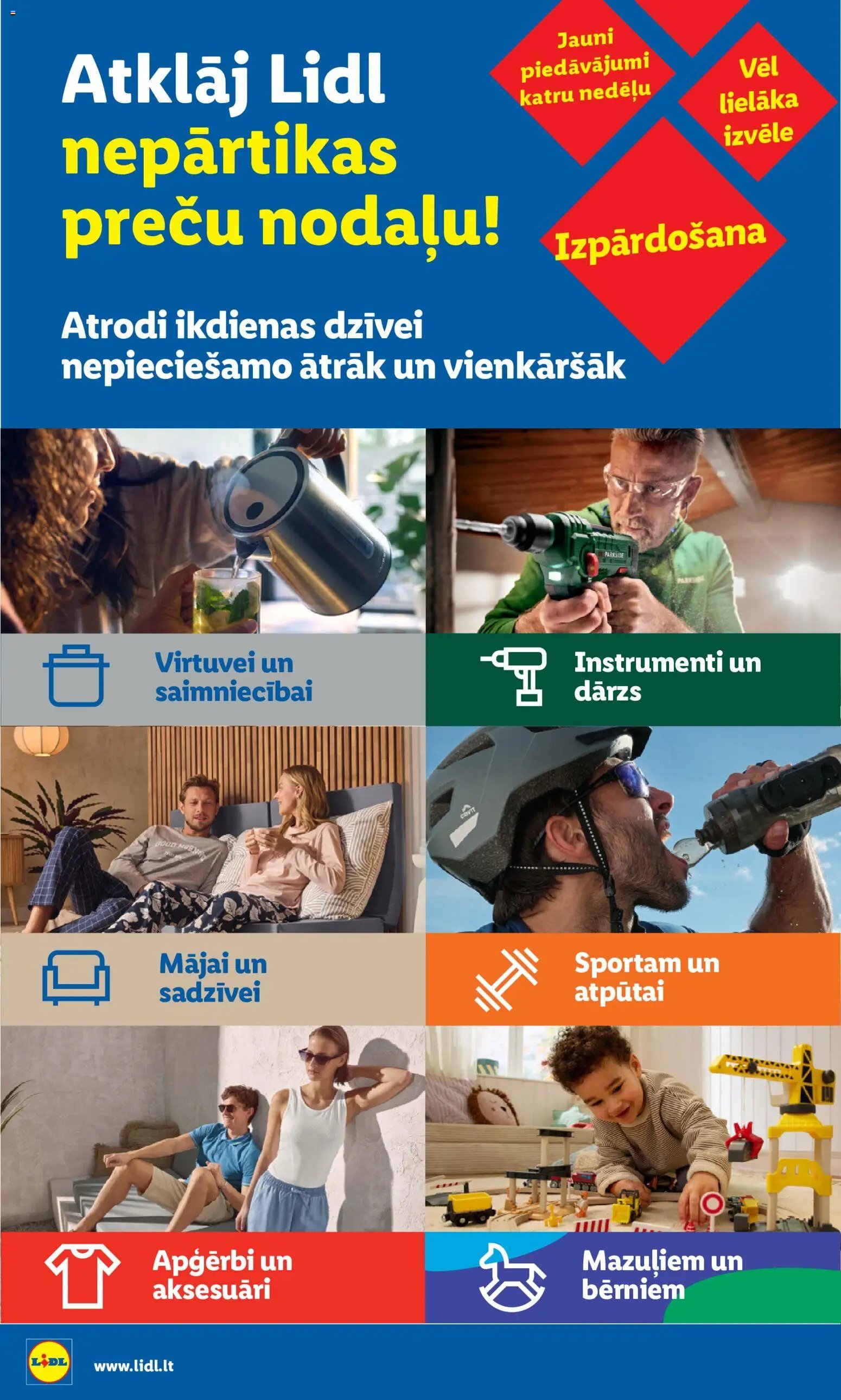 Lidl Nepārtikas preču piedāvājums