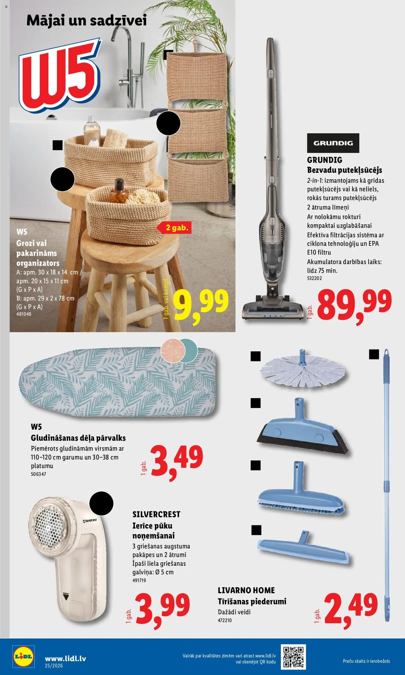 Lidl Nepārtikas preču piedāvājums