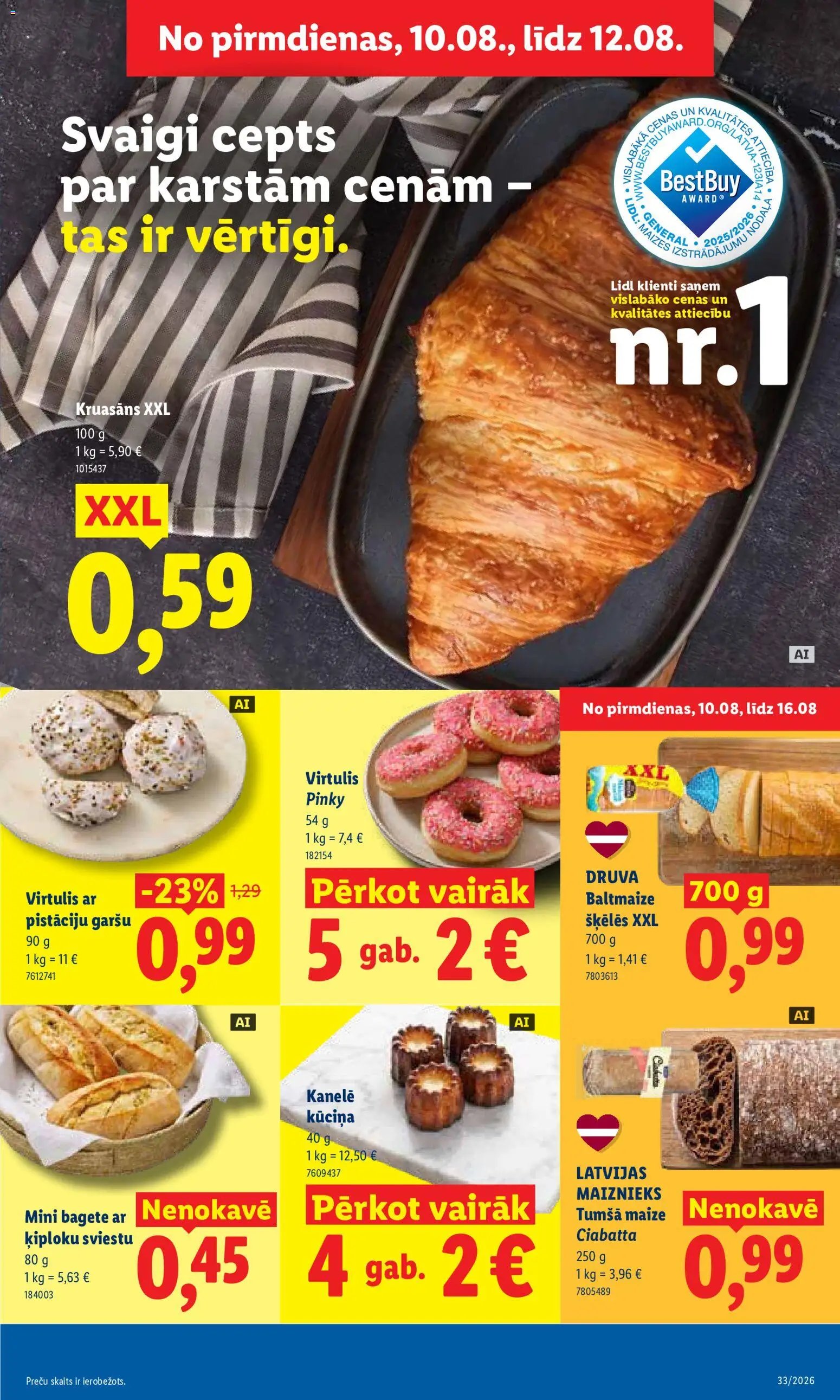 Lidl Akciju buklets