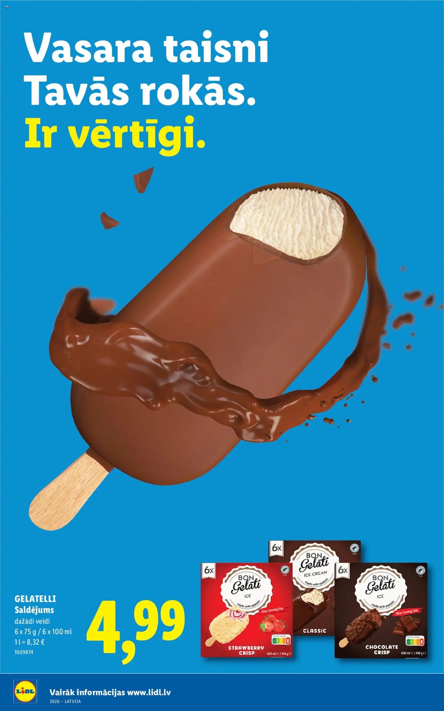 Lidl - Vairāk saldējuma. vairāk vasaras
