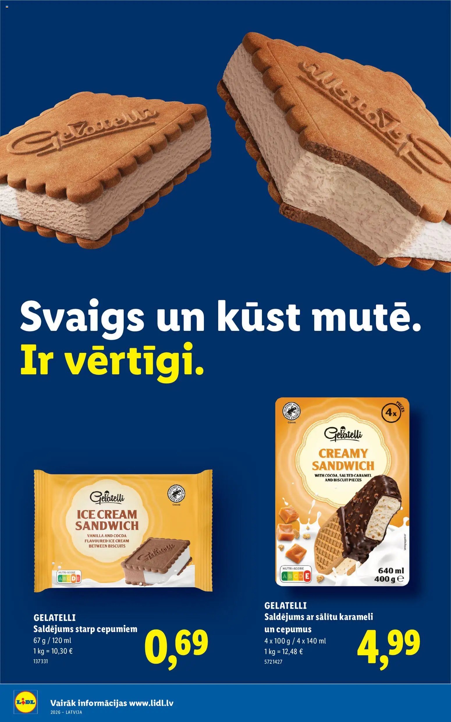 Lidl - Vairāk saldējuma. vairāk vasaras