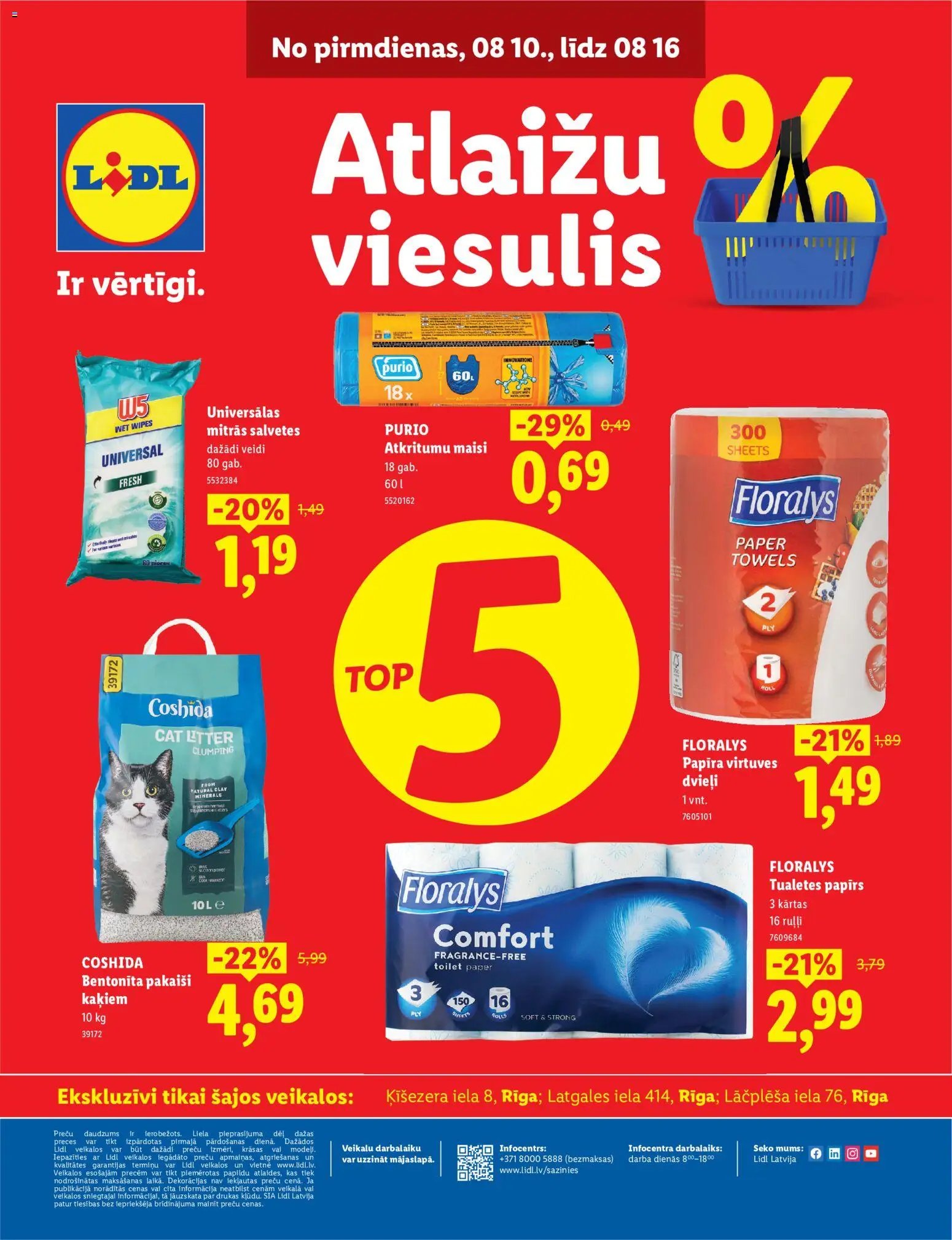Lidl - Atlaižu viesulis no 10.08