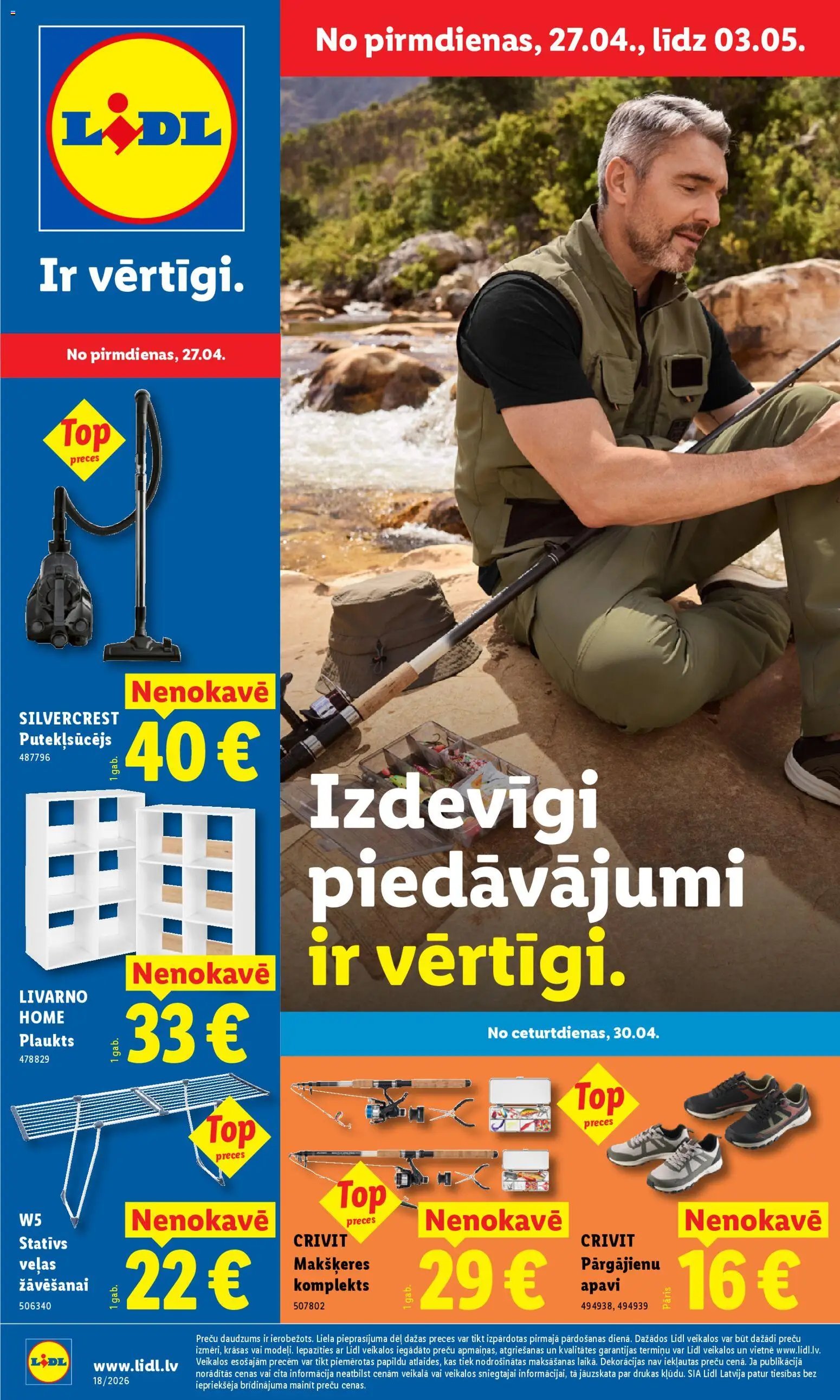 Lidl Nepārtikas preču piedāvājums