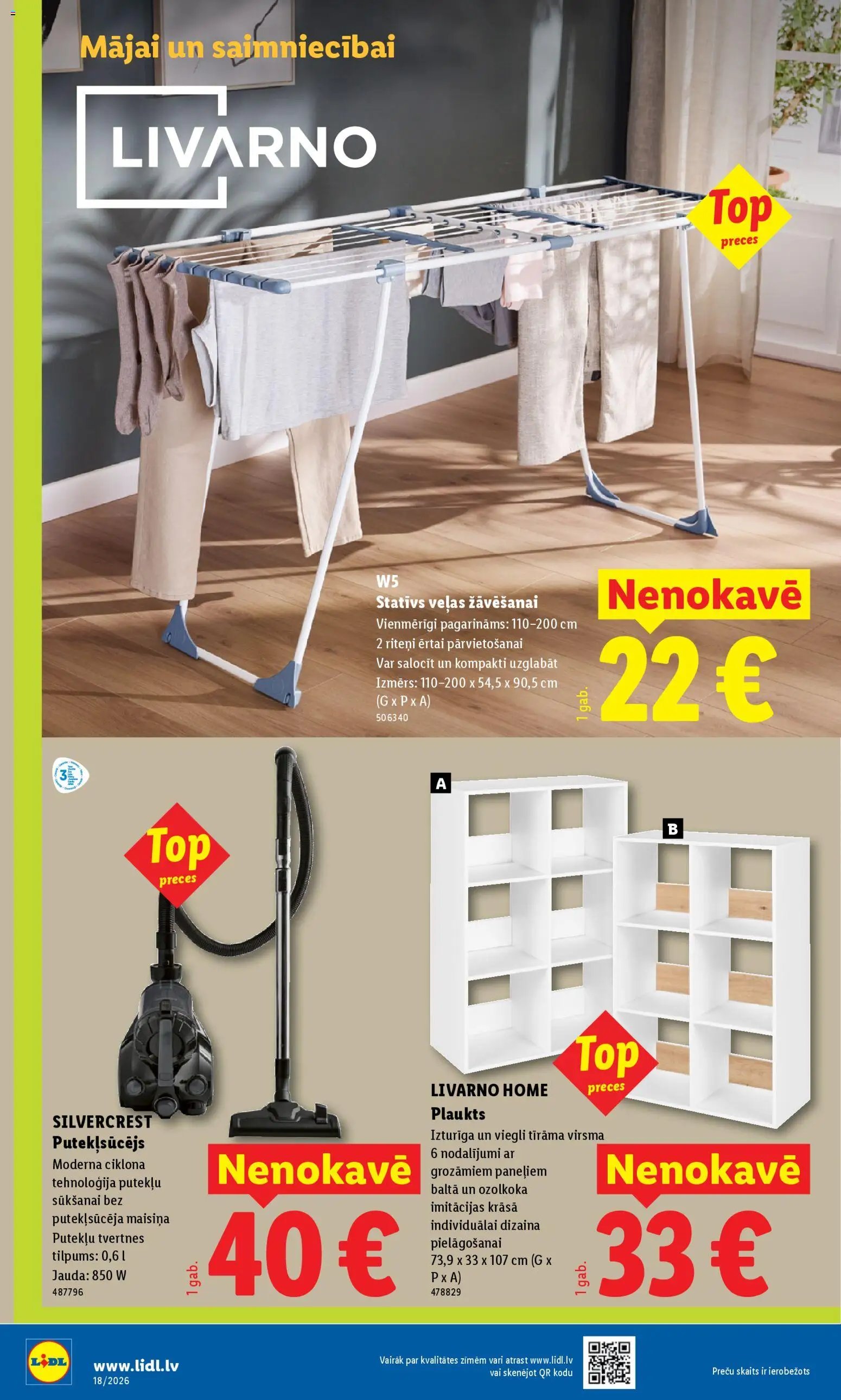 Lidl Nepārtikas preču piedāvājums