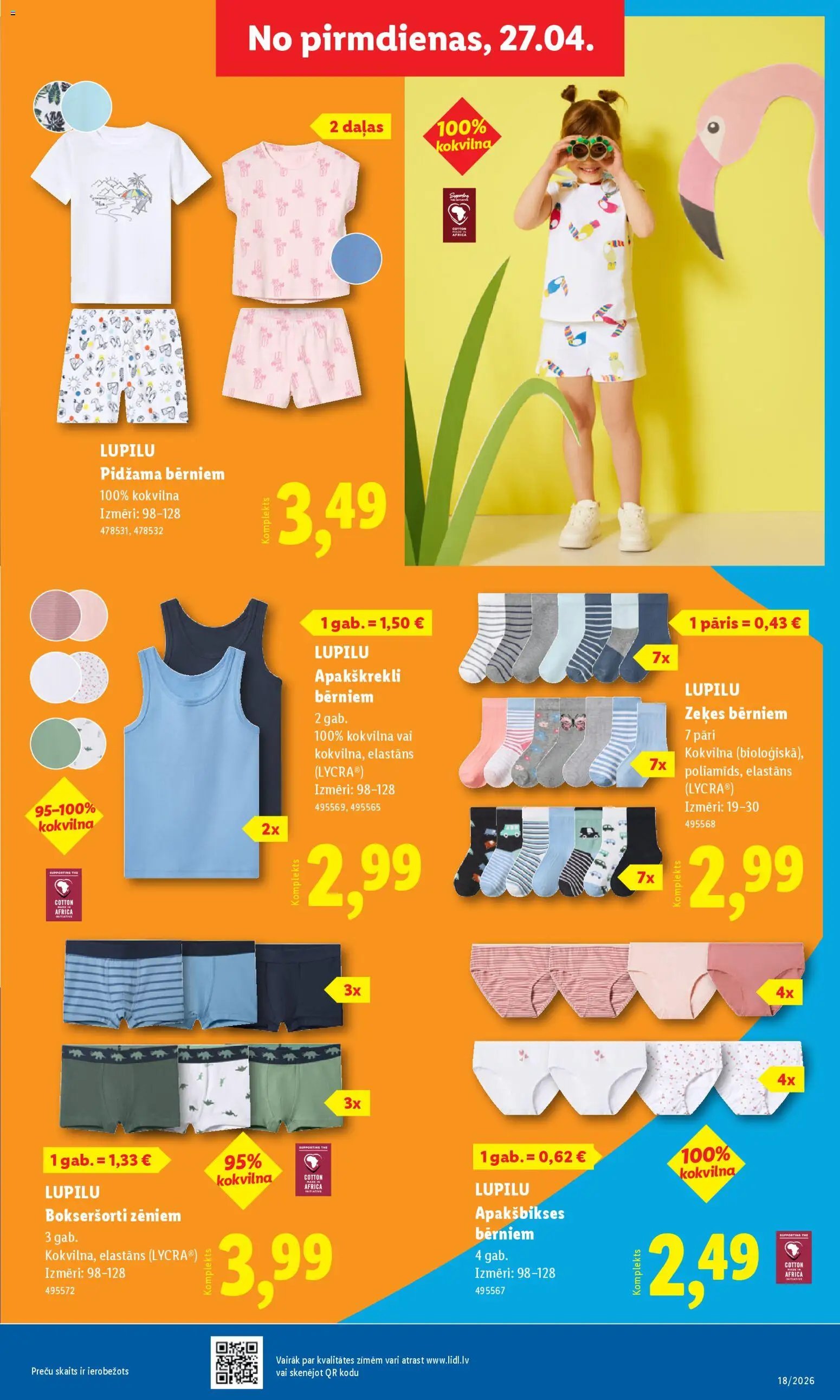 Lidl Nepārtikas preču piedāvājums
