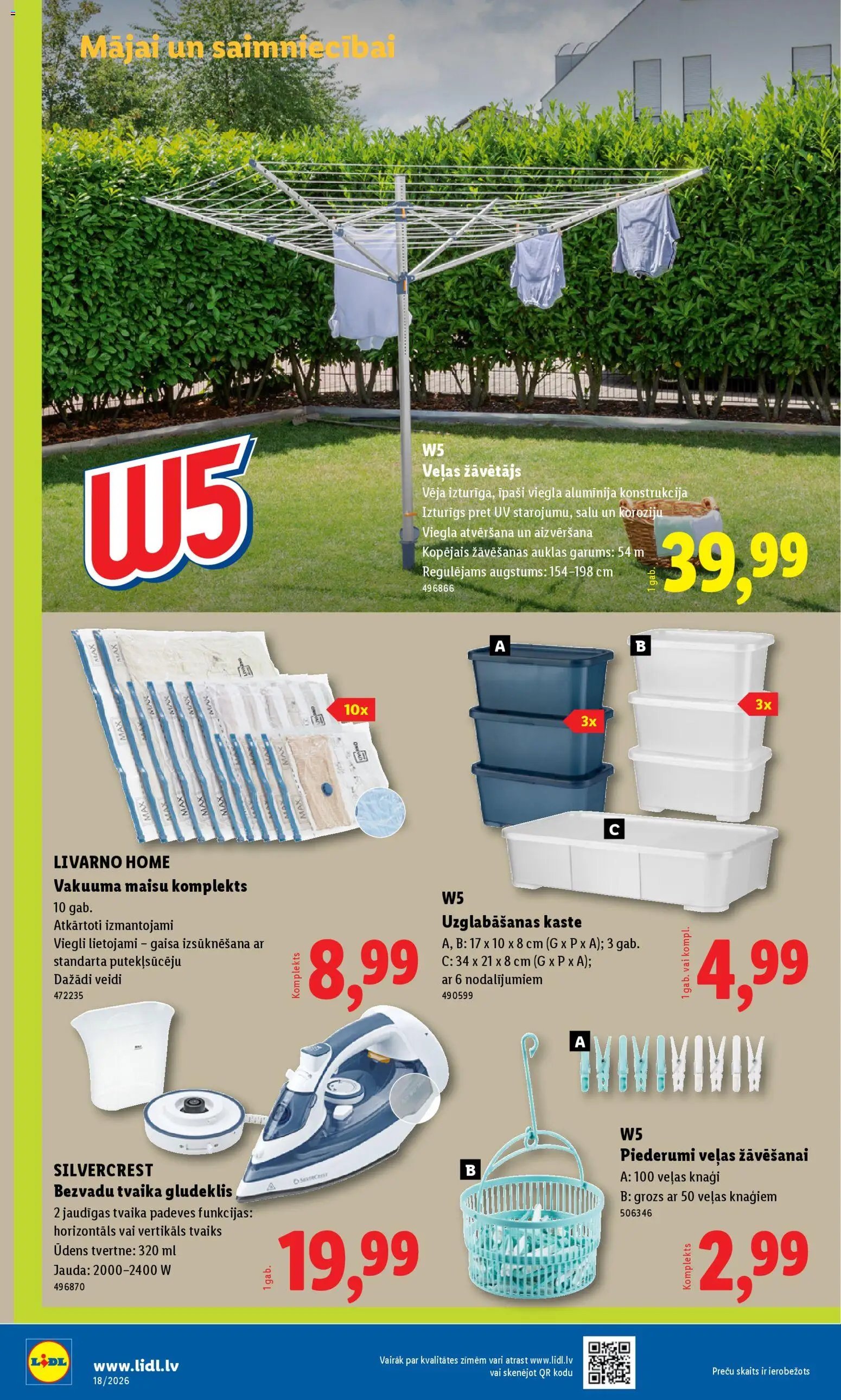 Lidl Nepārtikas preču piedāvājums