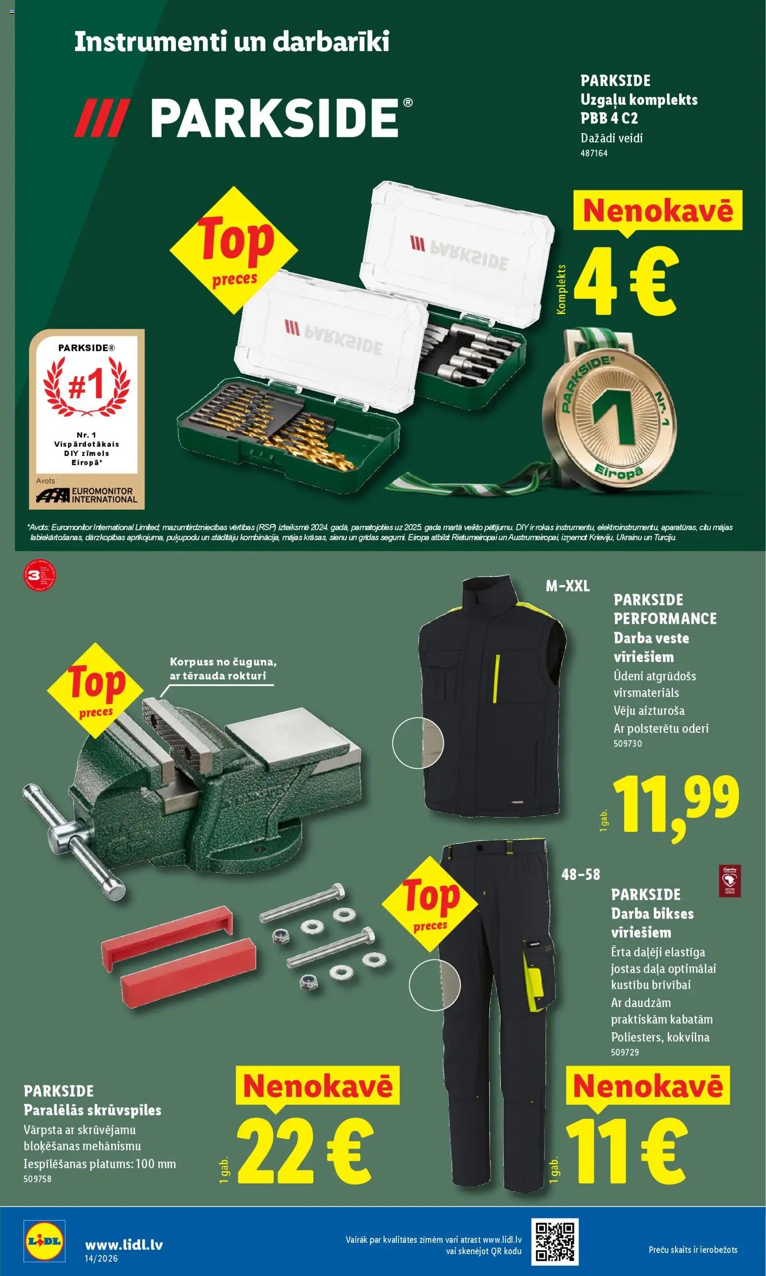 Lidl Nepārtikas preču piedāvājums