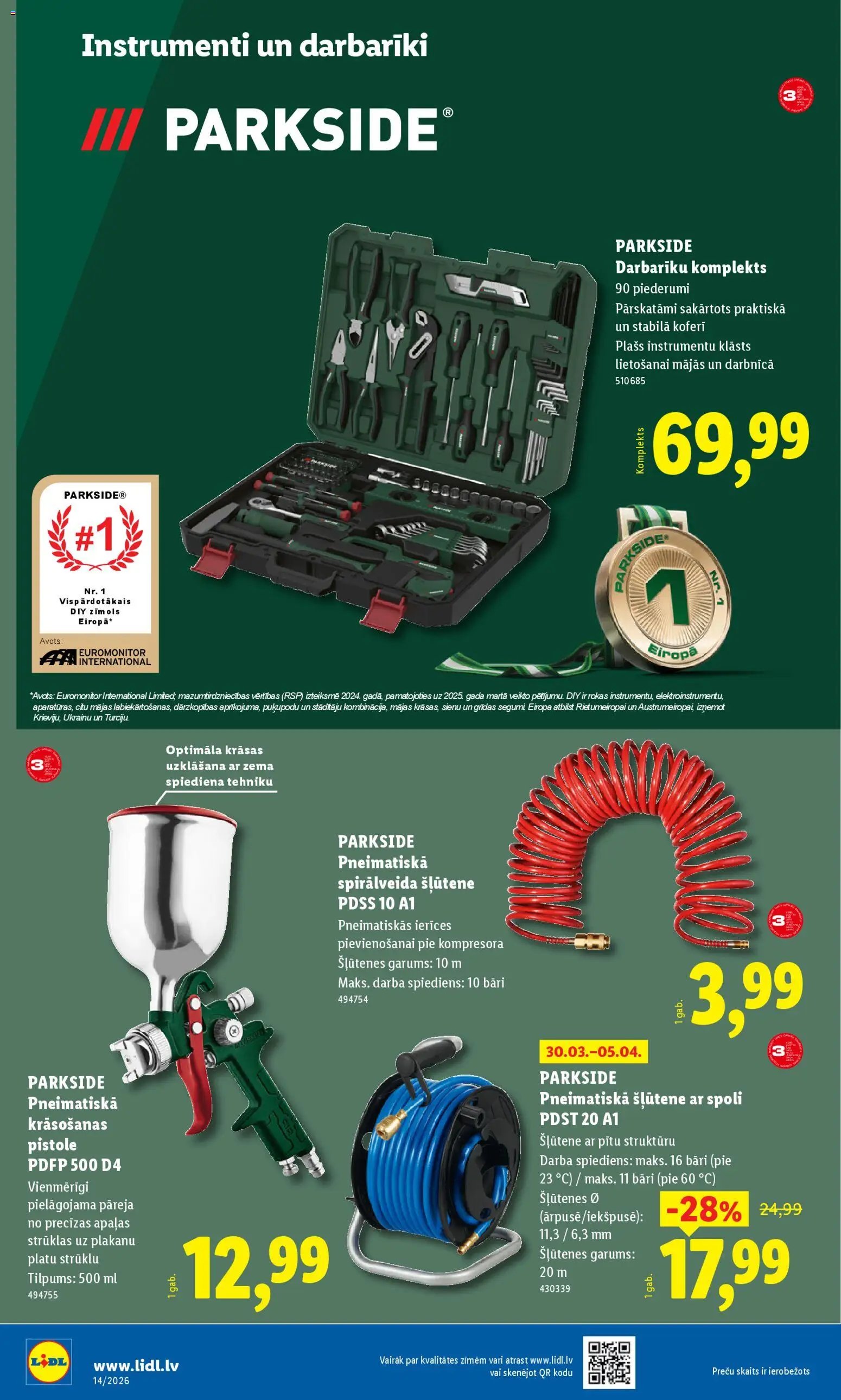 Lidl Nepārtikas preču piedāvājums