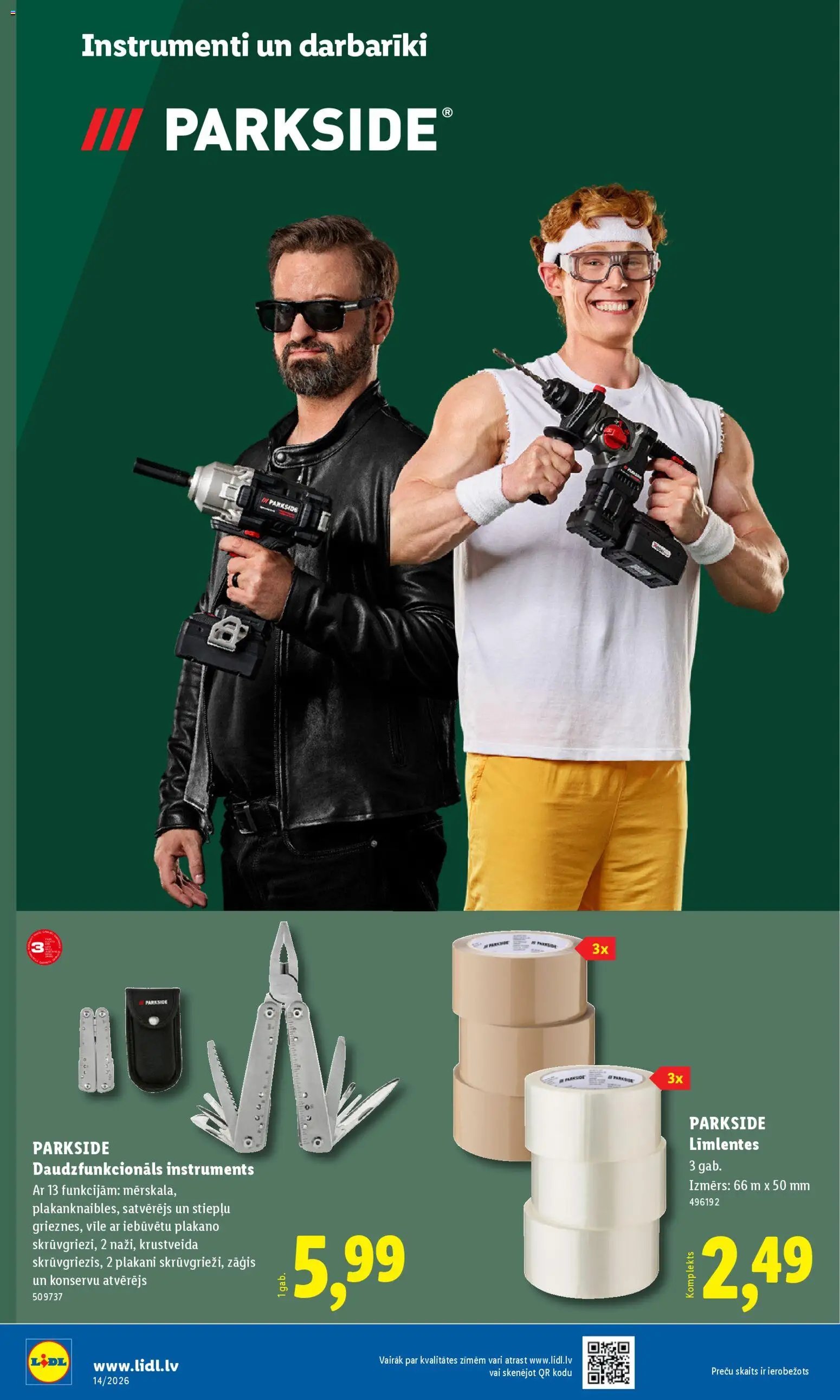 Lidl Nepārtikas preču piedāvājums