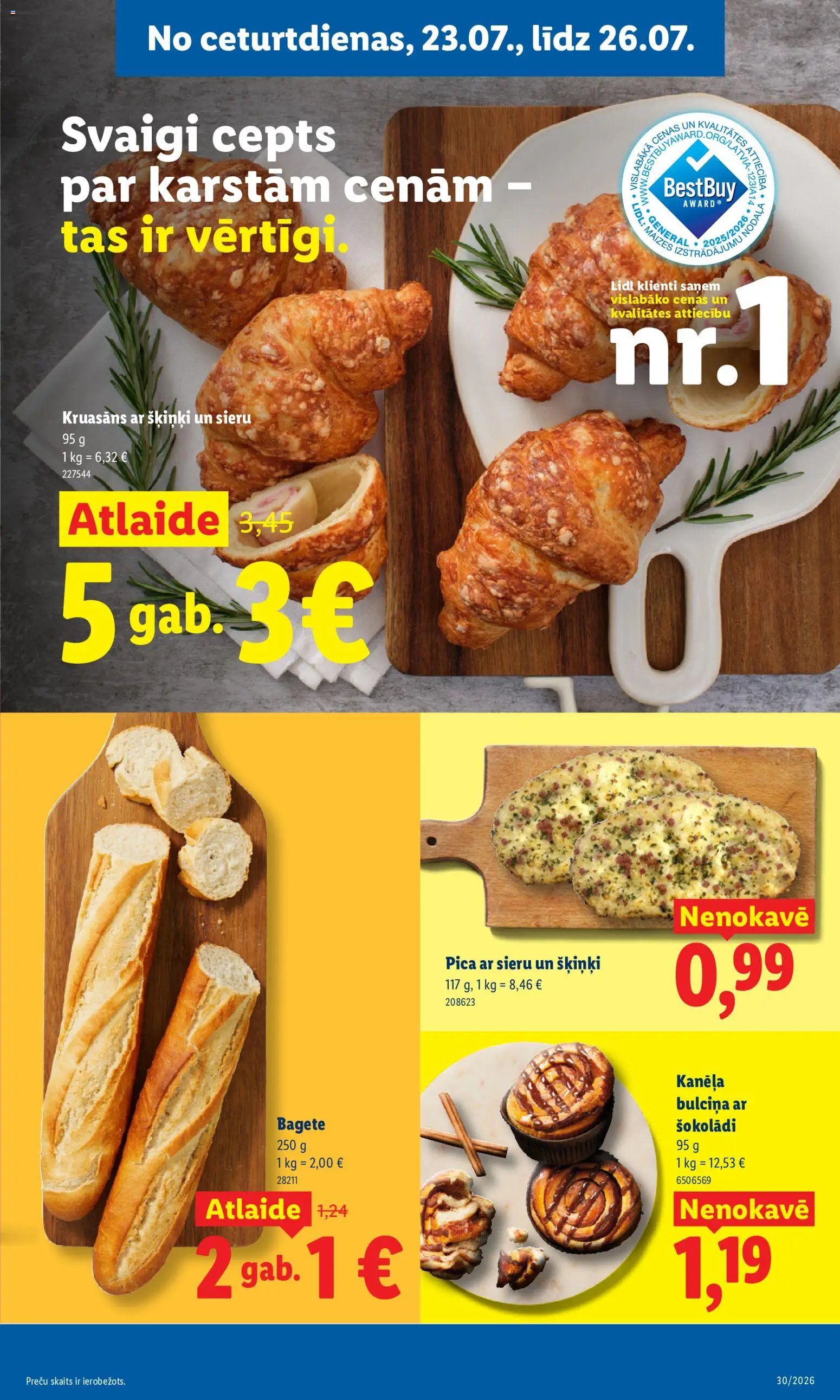 Lidl Akciju buklets