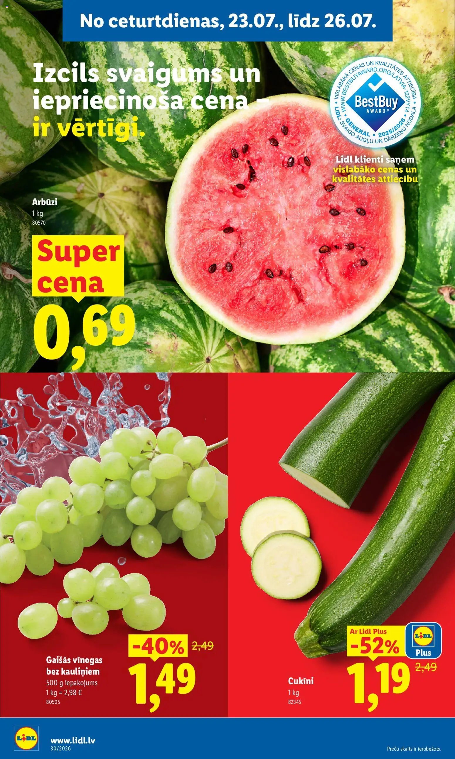 Lidl Akciju buklets