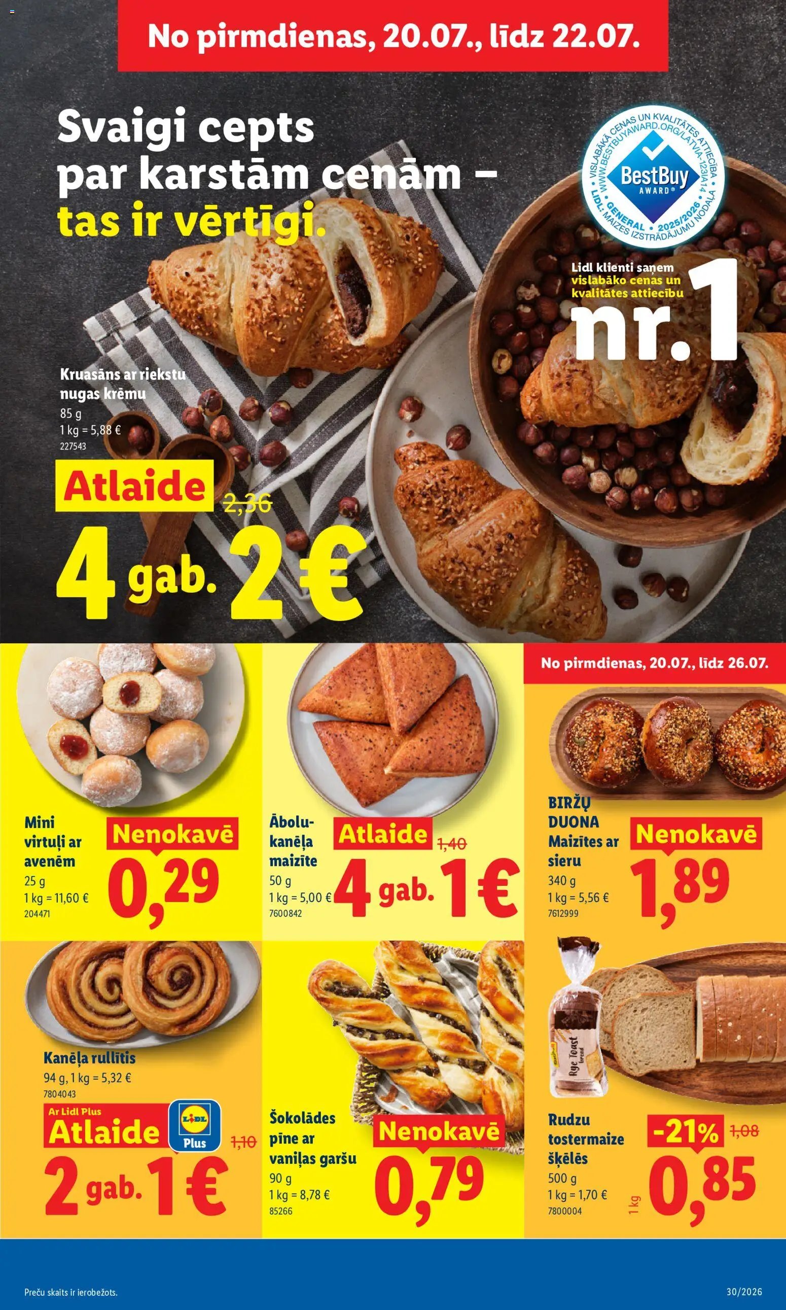 Lidl Akciju buklets