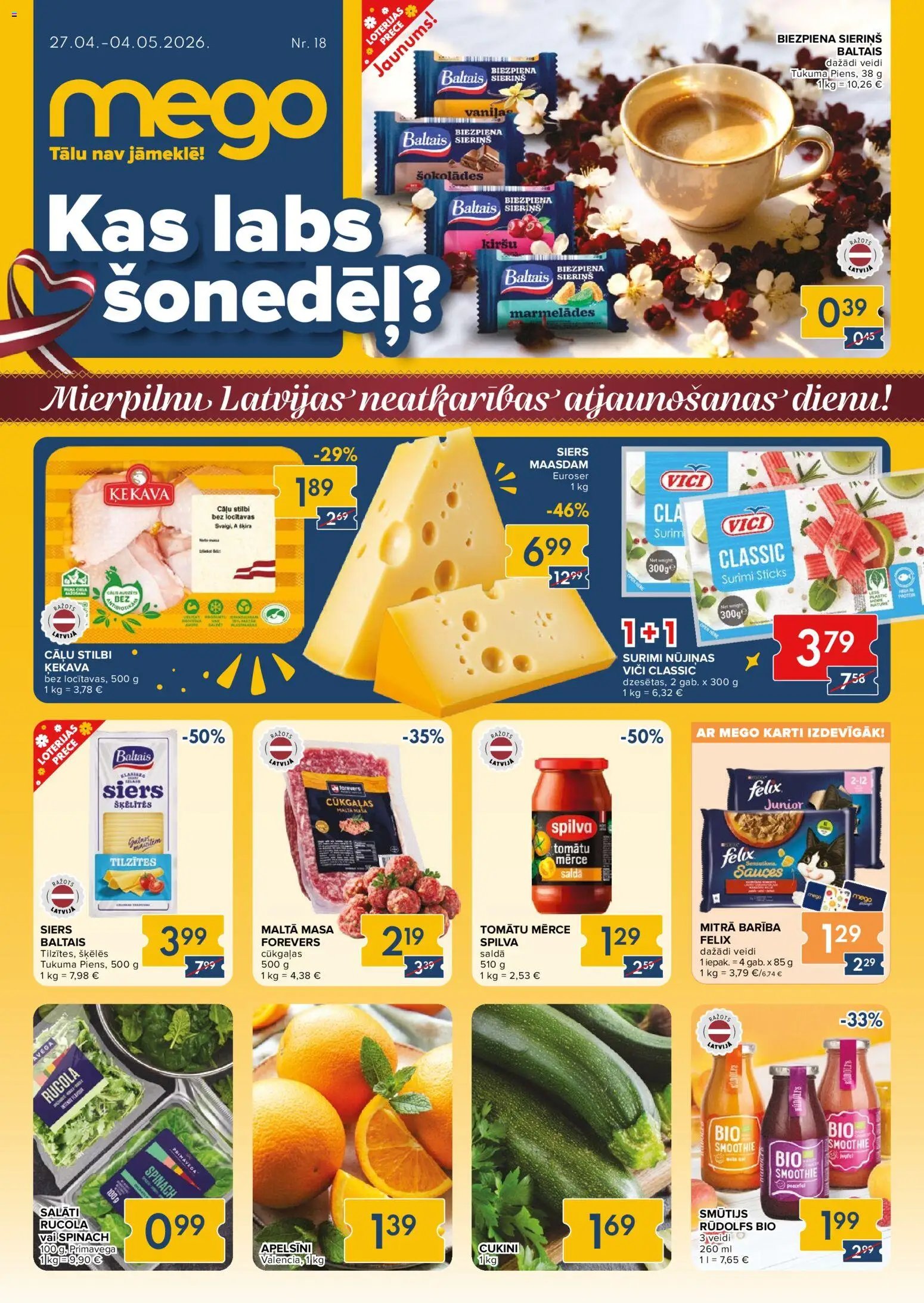 Mego - Akciju buklets